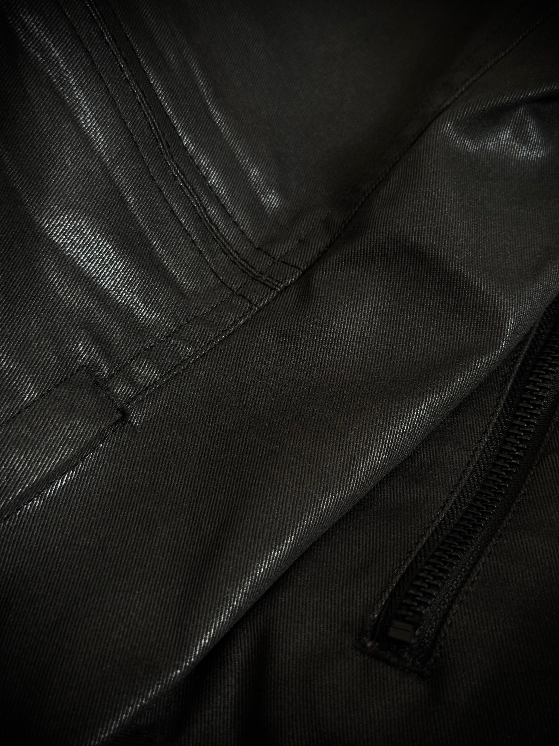 Schlussel waxed military jacket