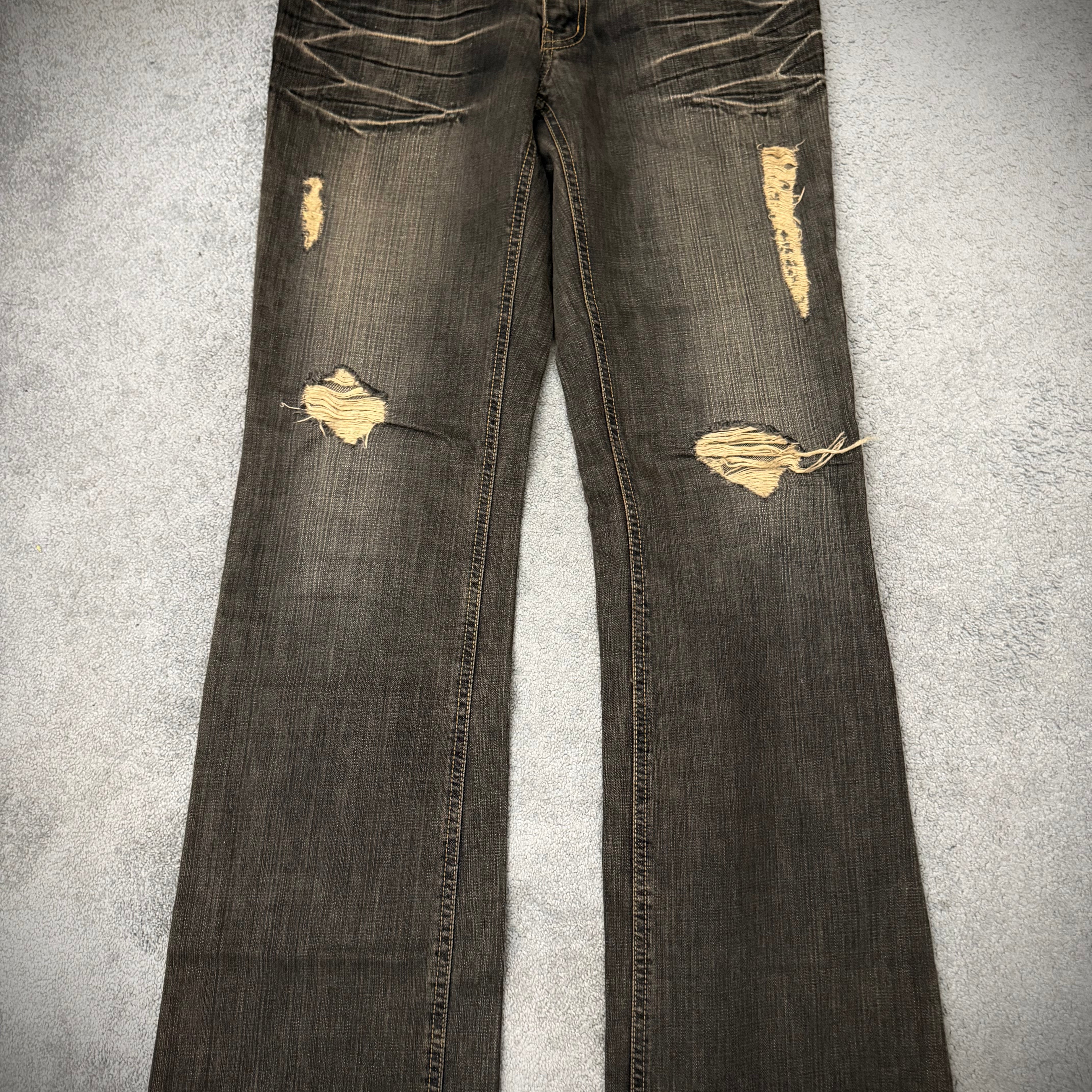 Buzz Spunky Clawmark Flared Pants