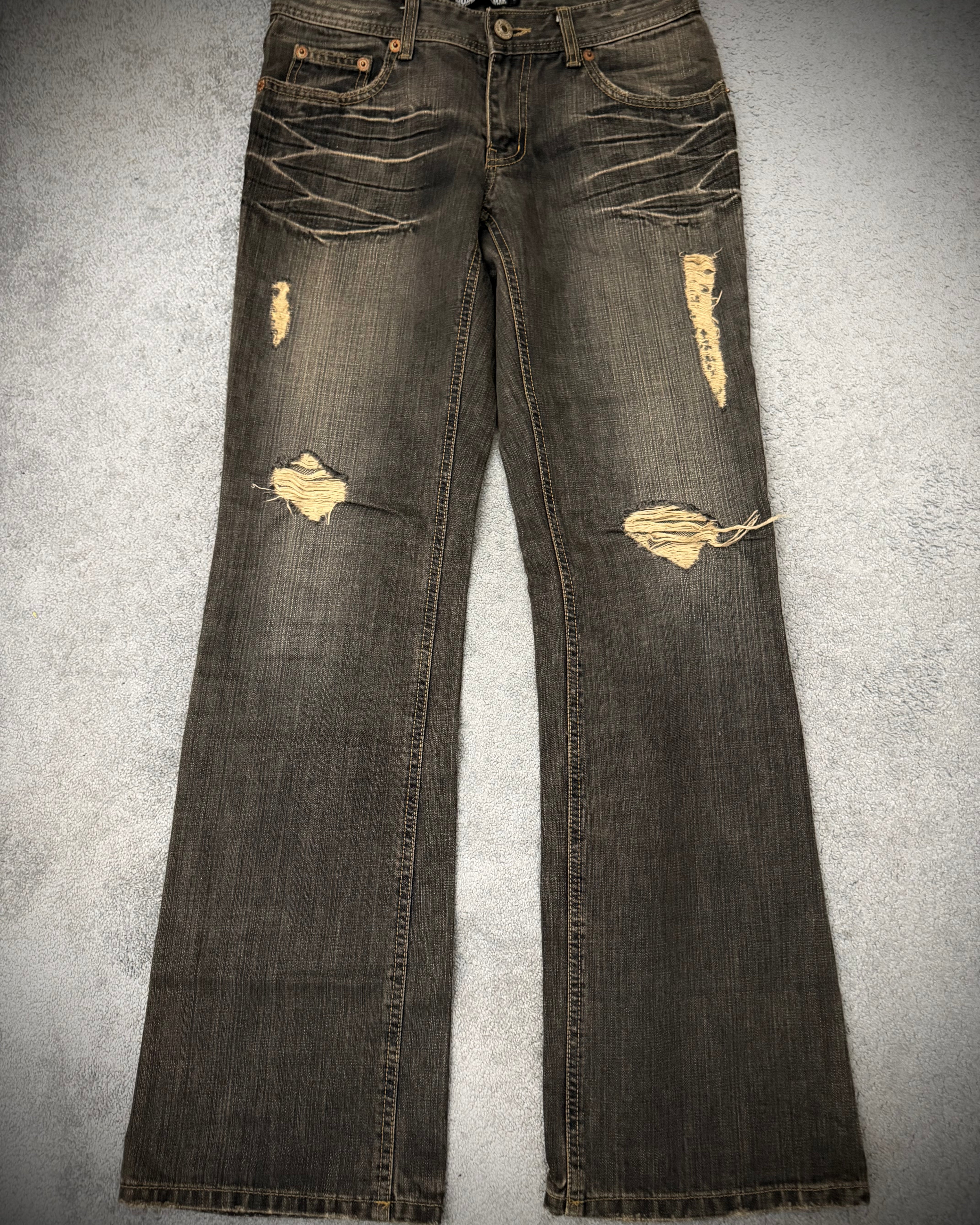 Buzz Spunky Clawmark Flared Pants