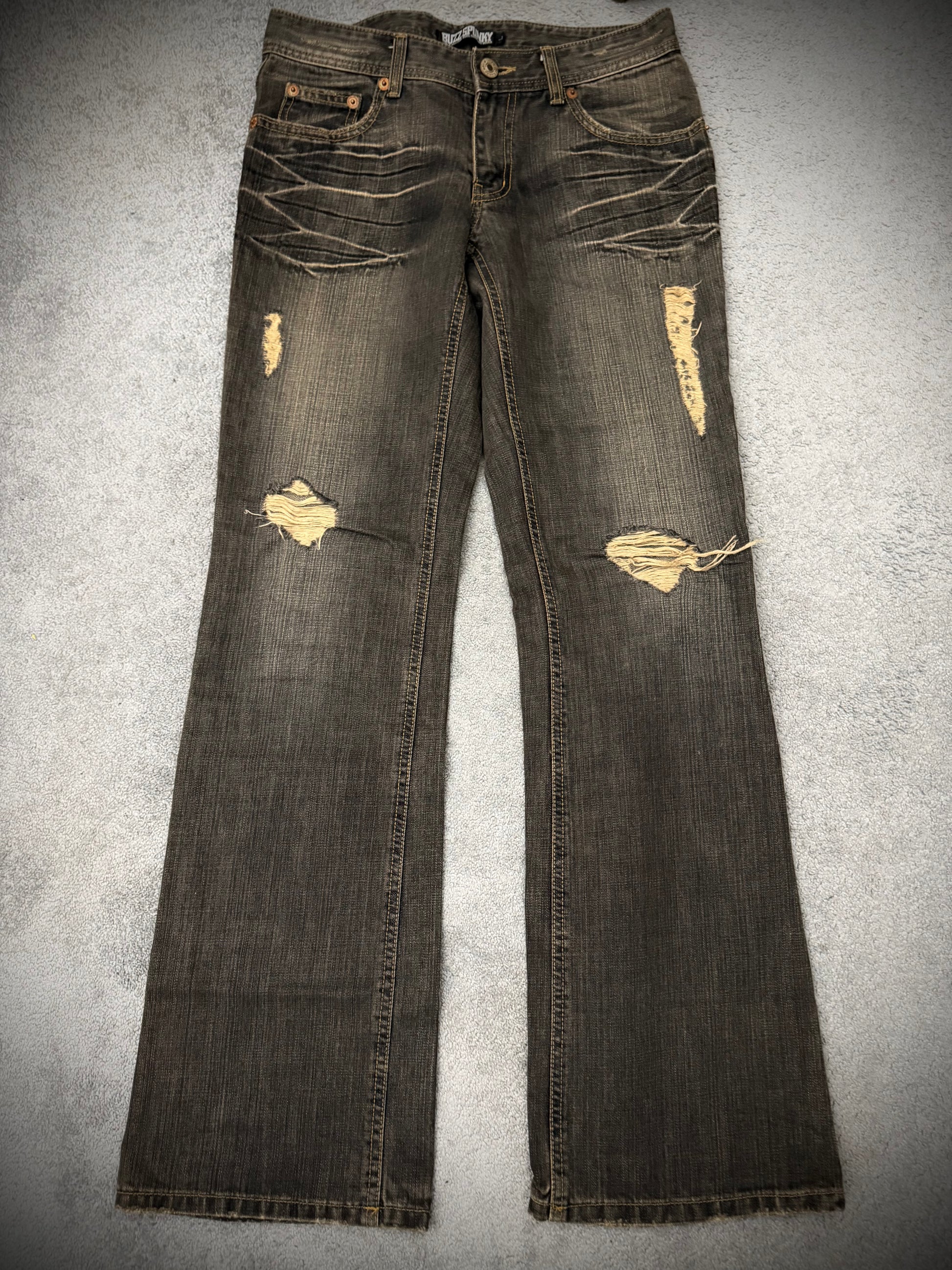 Buzz Spunky Clawmark Flared Pants