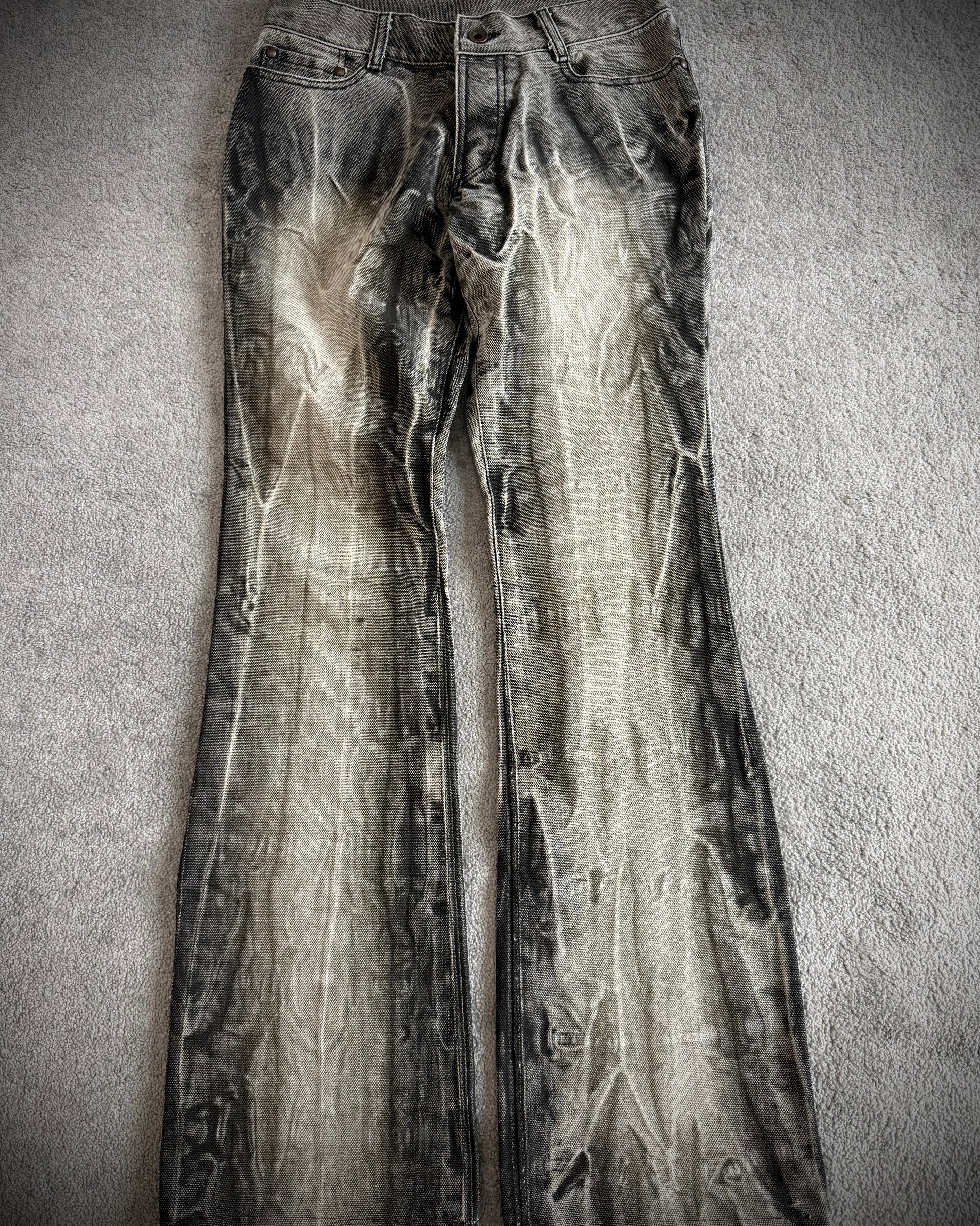 5351 Pour Les Hommes oil flared denim