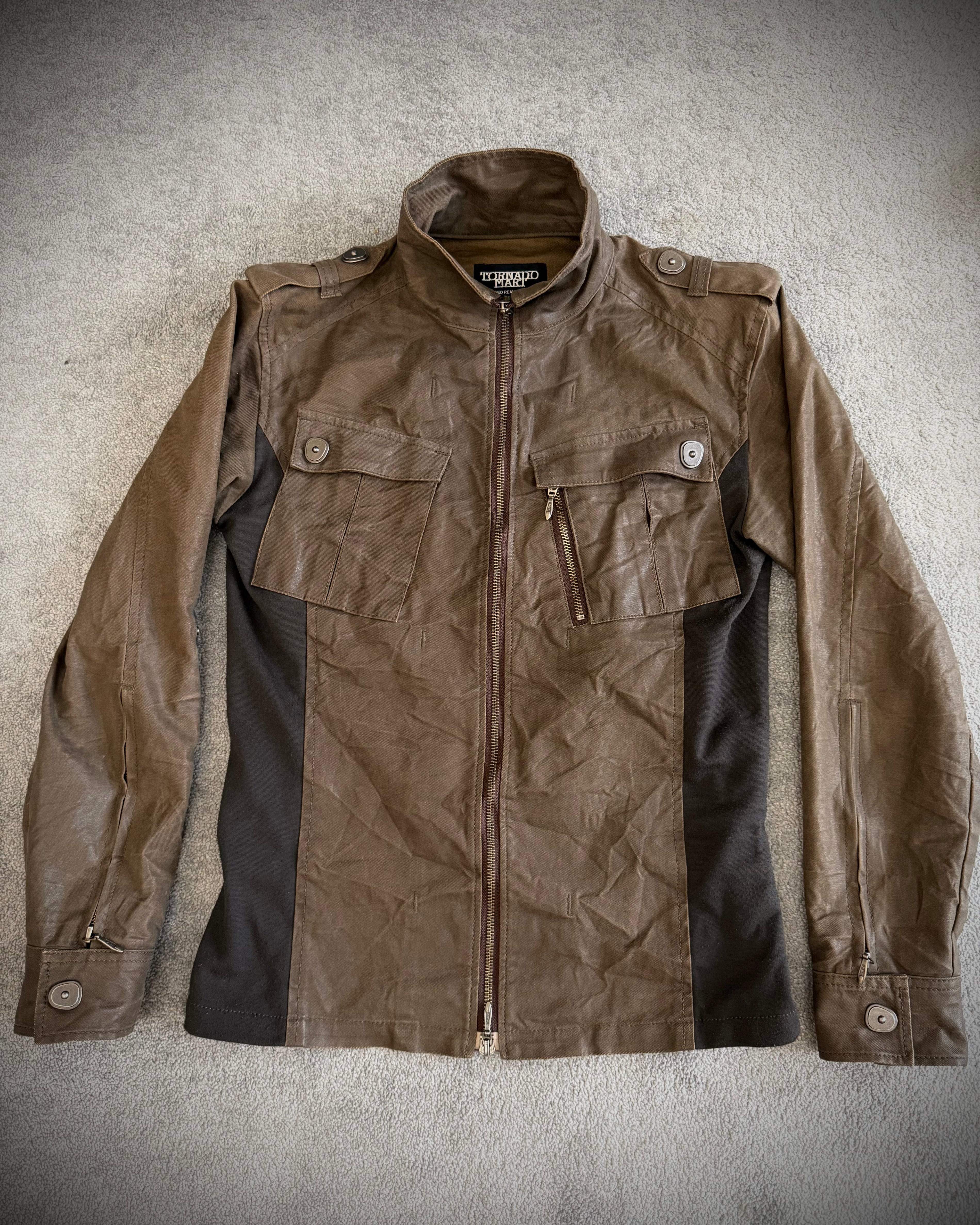 Tornado Mart waxed Gas mask jacket
