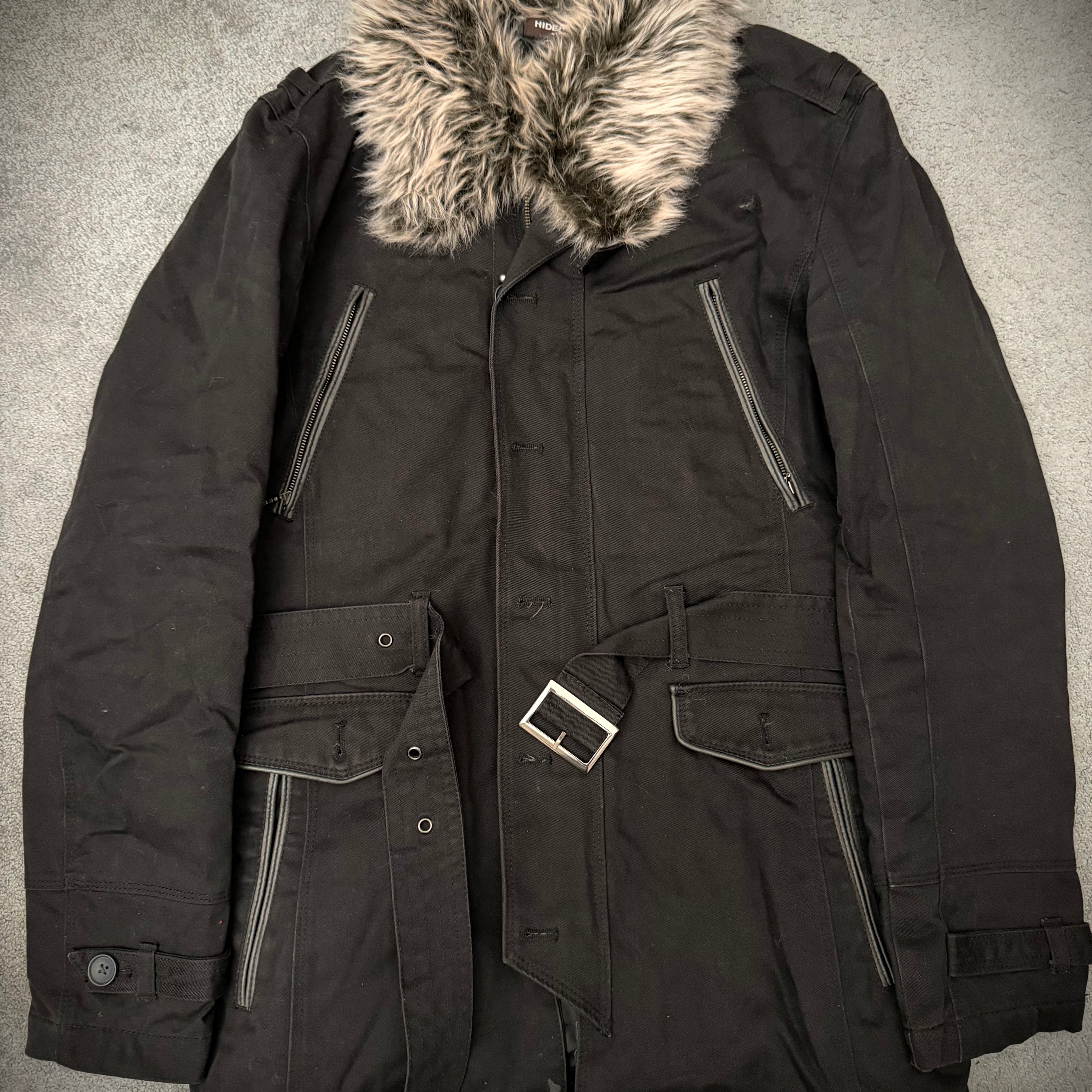 Nicole Club Belted Fur Jacket