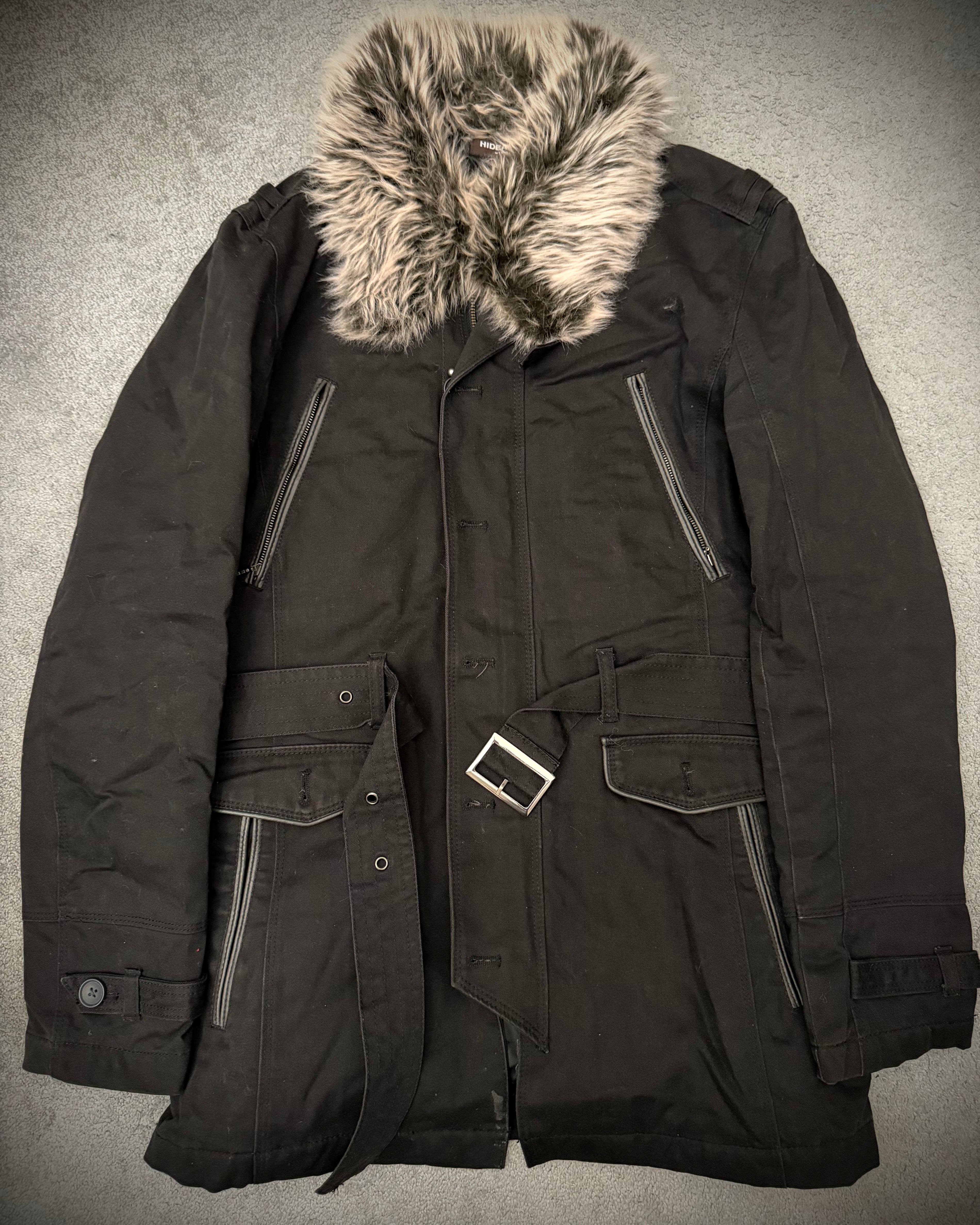 Nicole Club Belted Fur Jacket