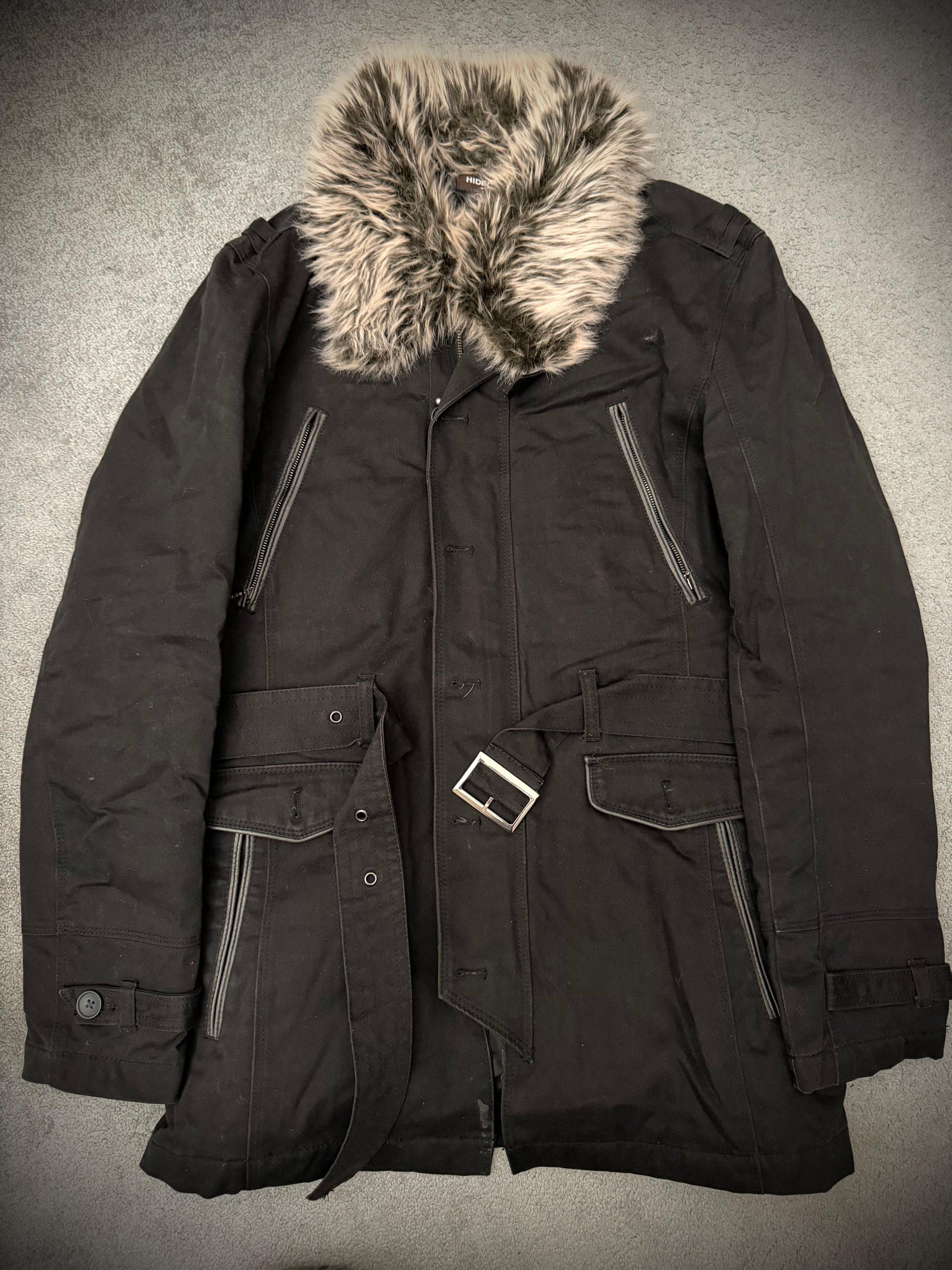 Nicole Club Belted Fur Jacket