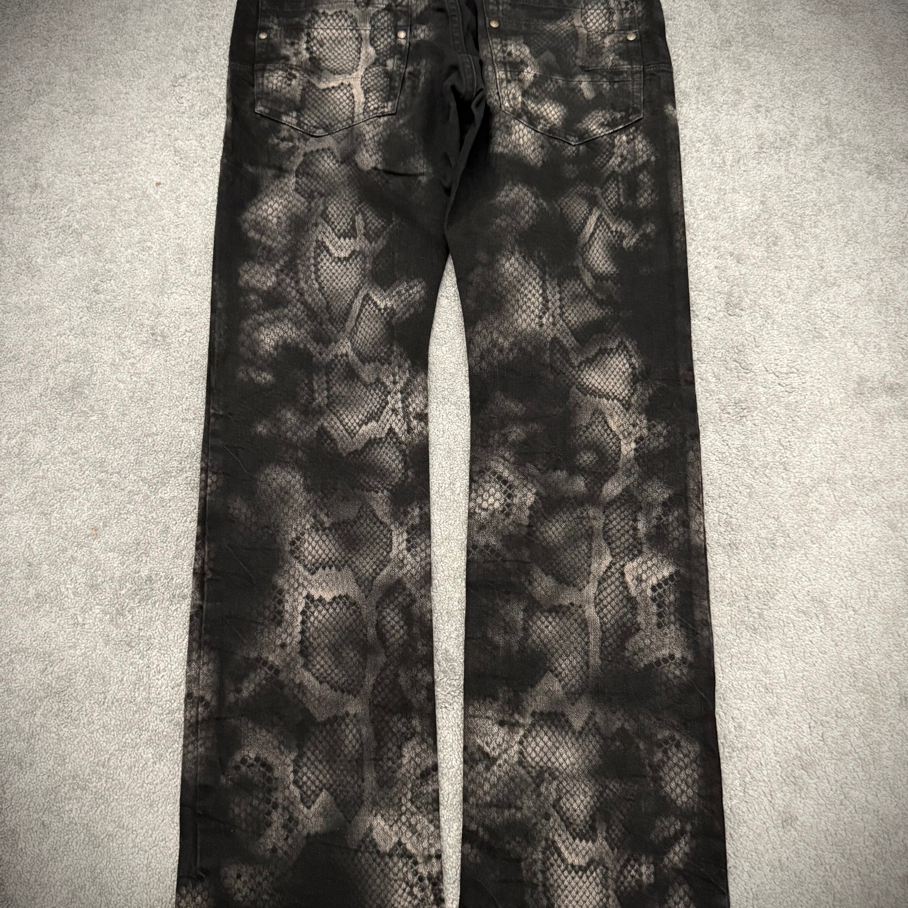 Tornado Mart Python madness bootcut pants