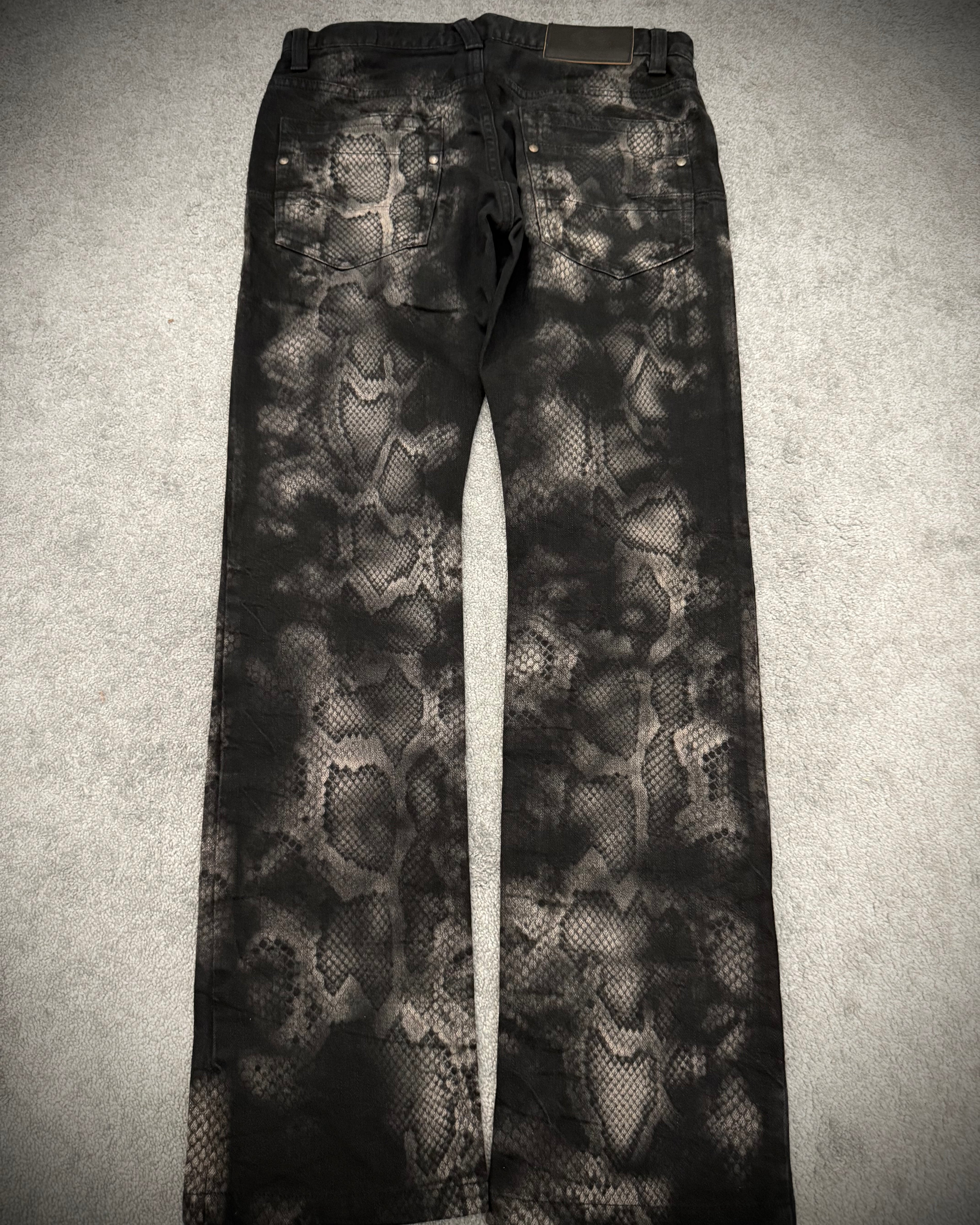 Tornado Mart Python madness bootcut pants