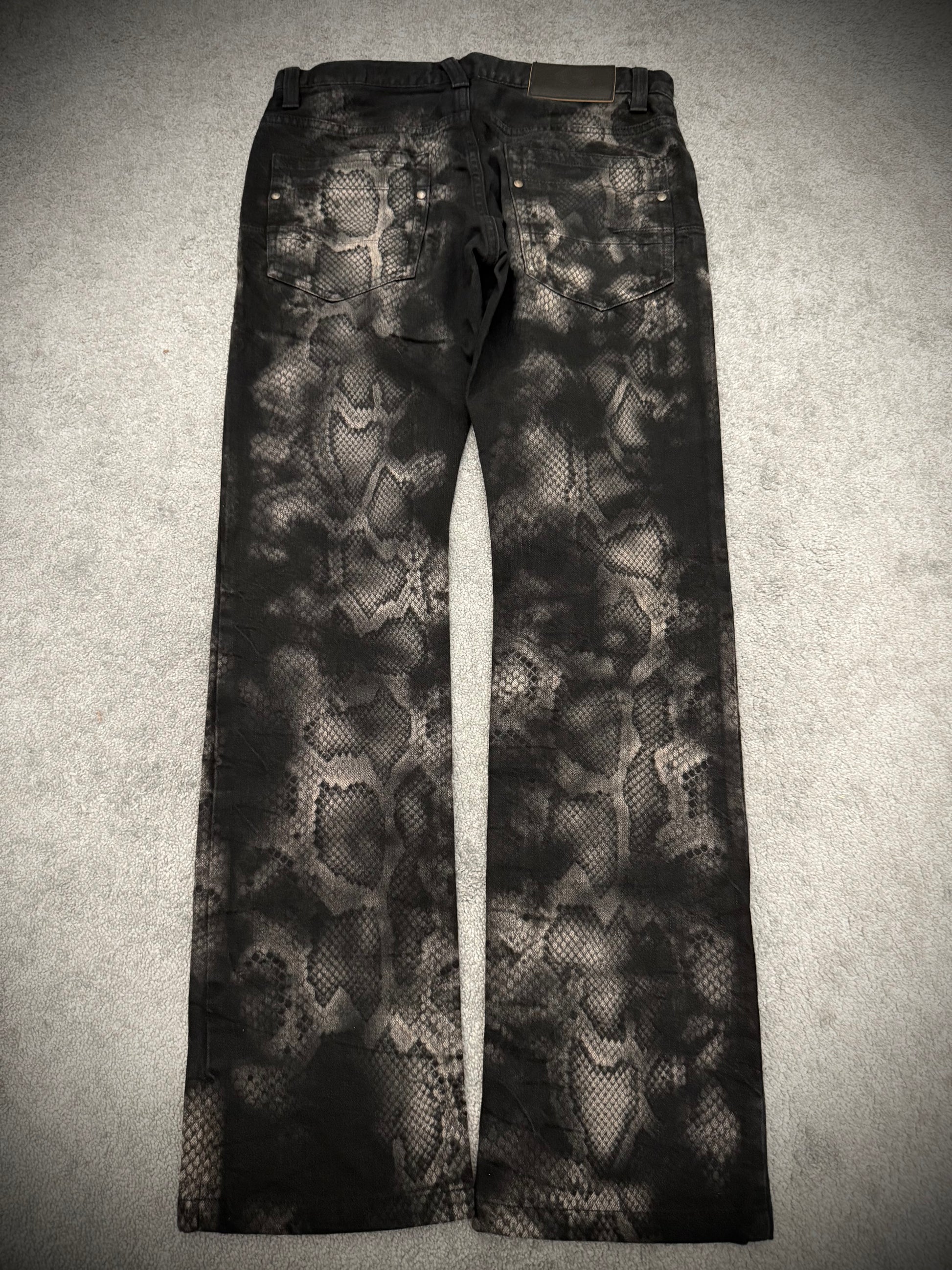 Tornado Mart Python madness bootcut pants
