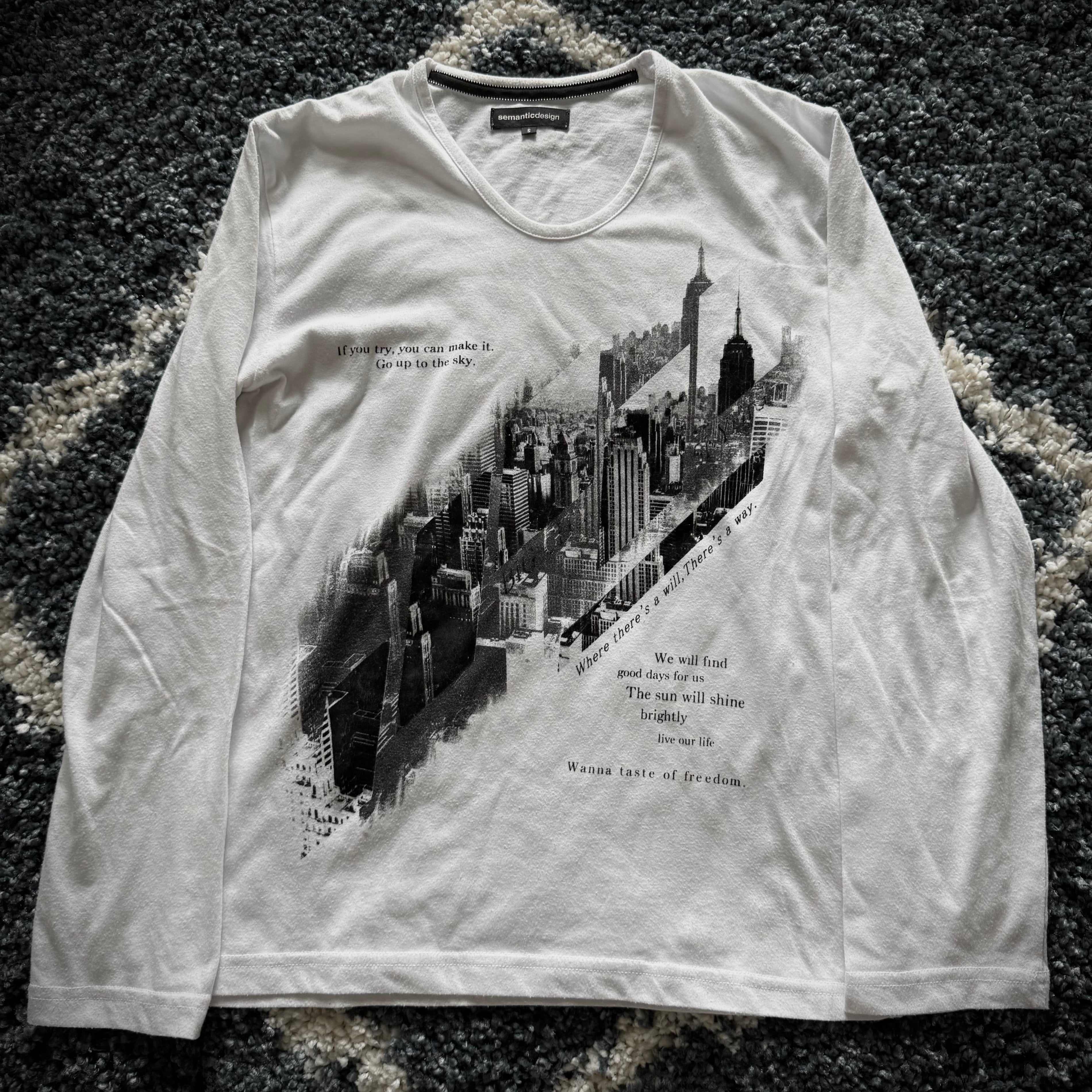 Semantic design poem longsleeve