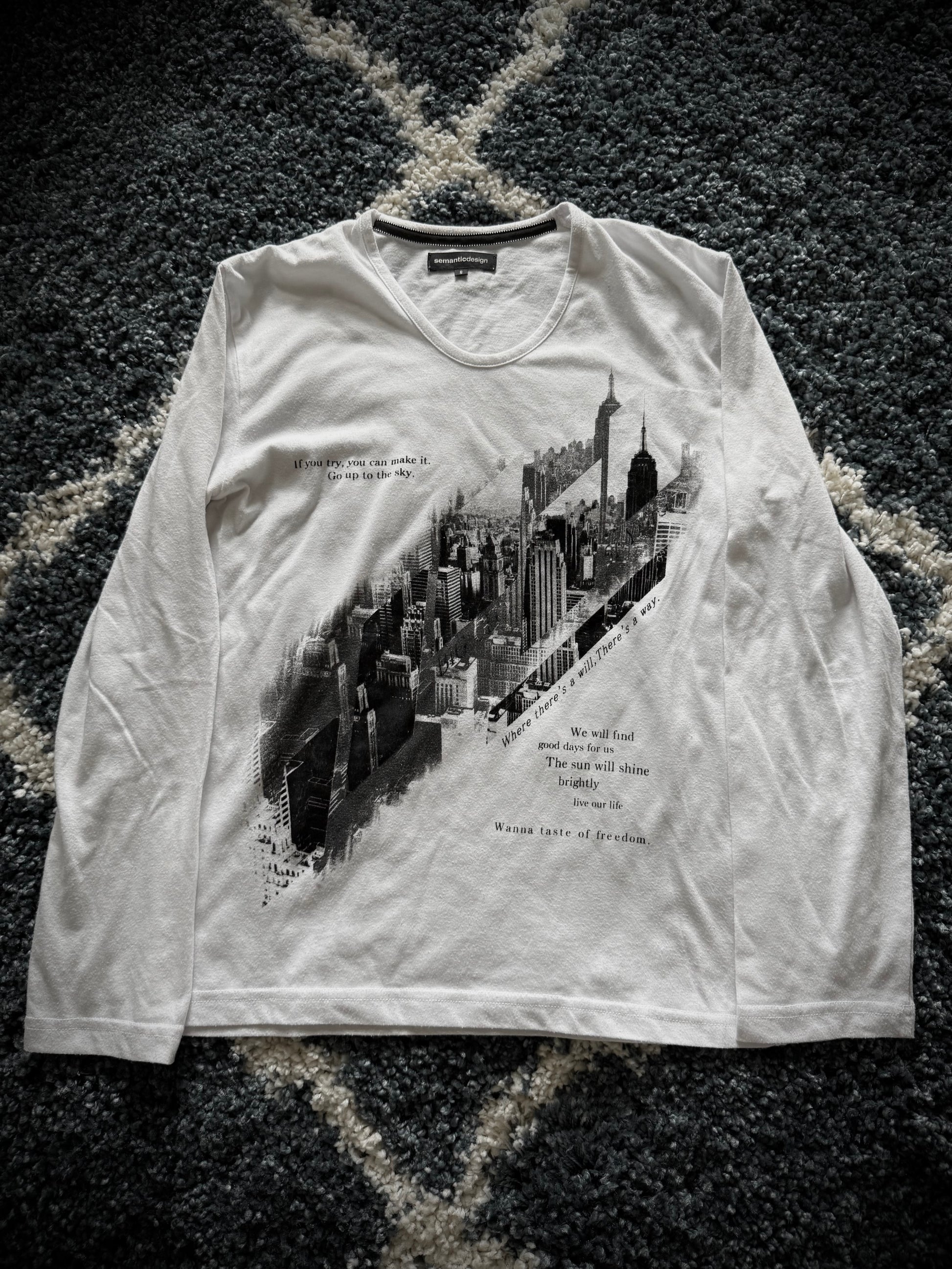Semantic design poem longsleeve