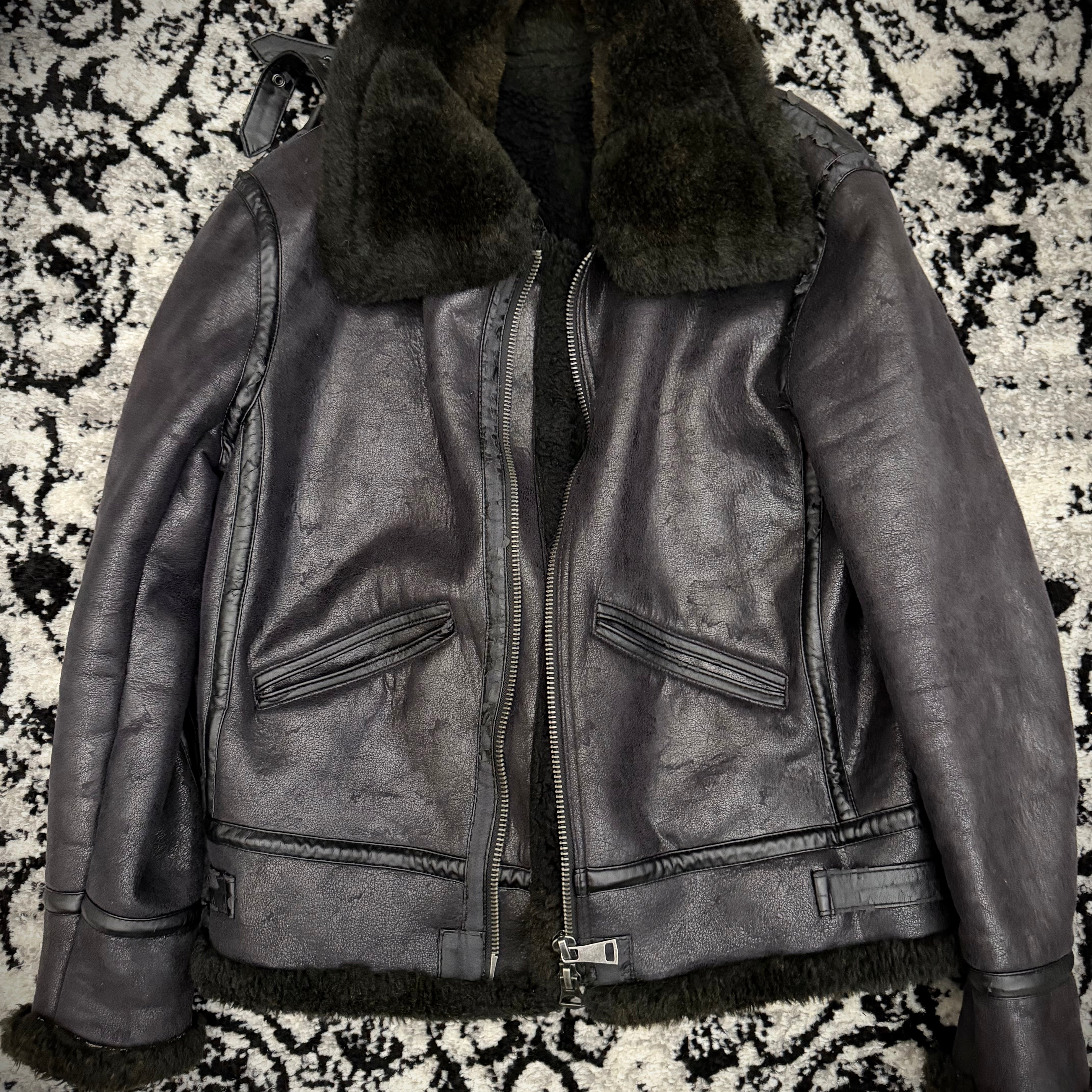 Jack Rose Waxed Fur Jacket