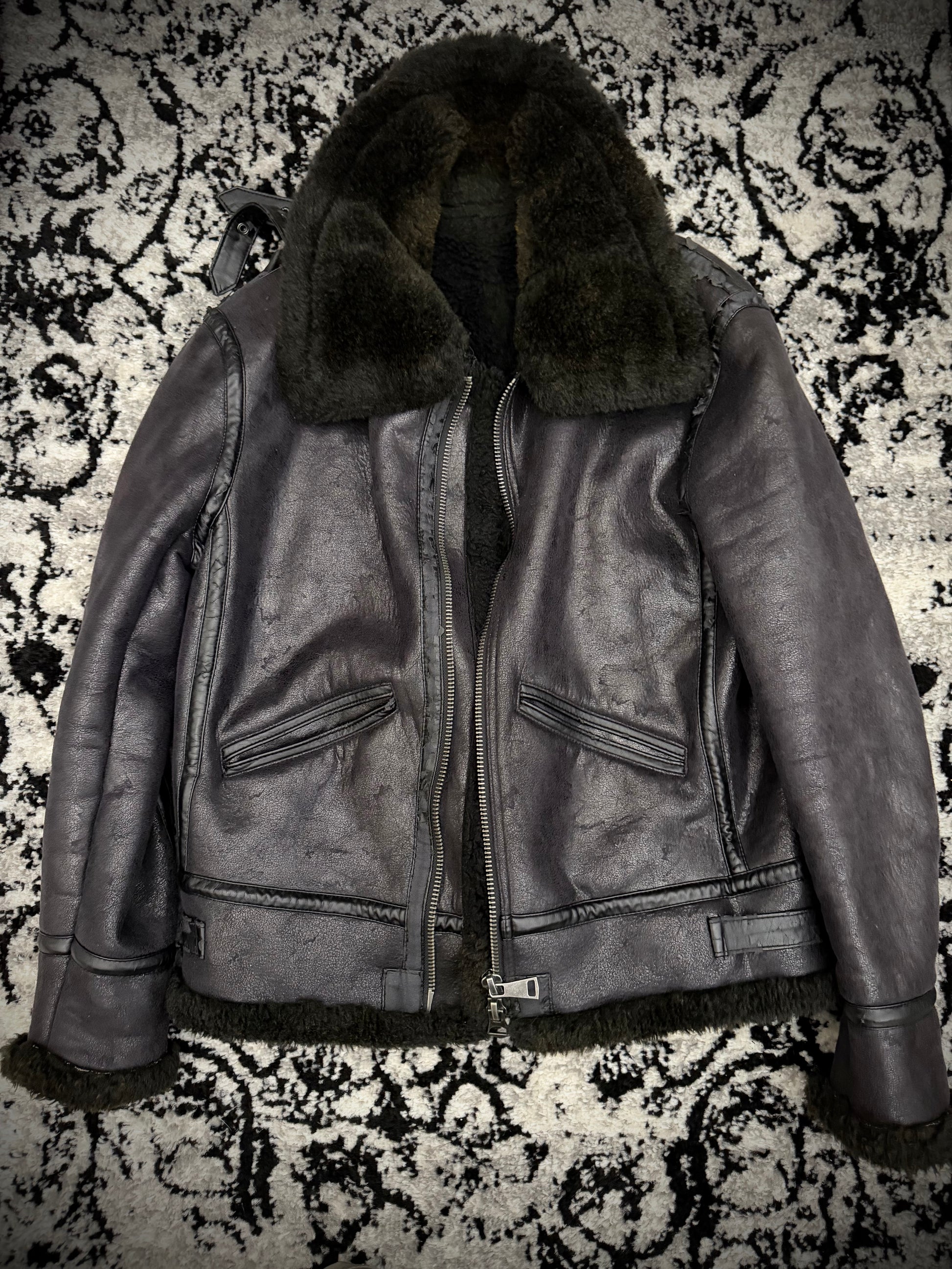 Jack Rose Waxed Fur Jacket