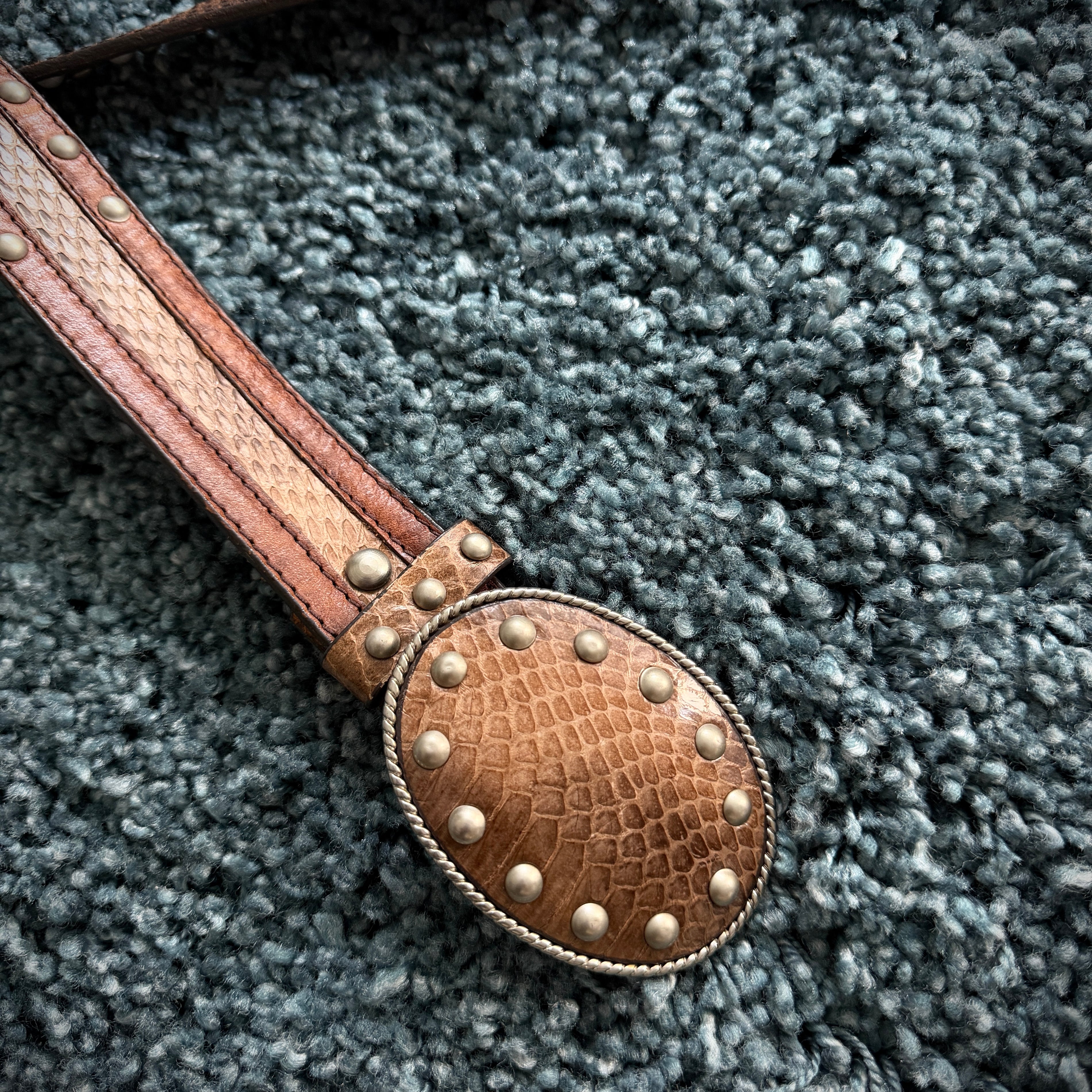 Nicole Club Snakeskin Belt
