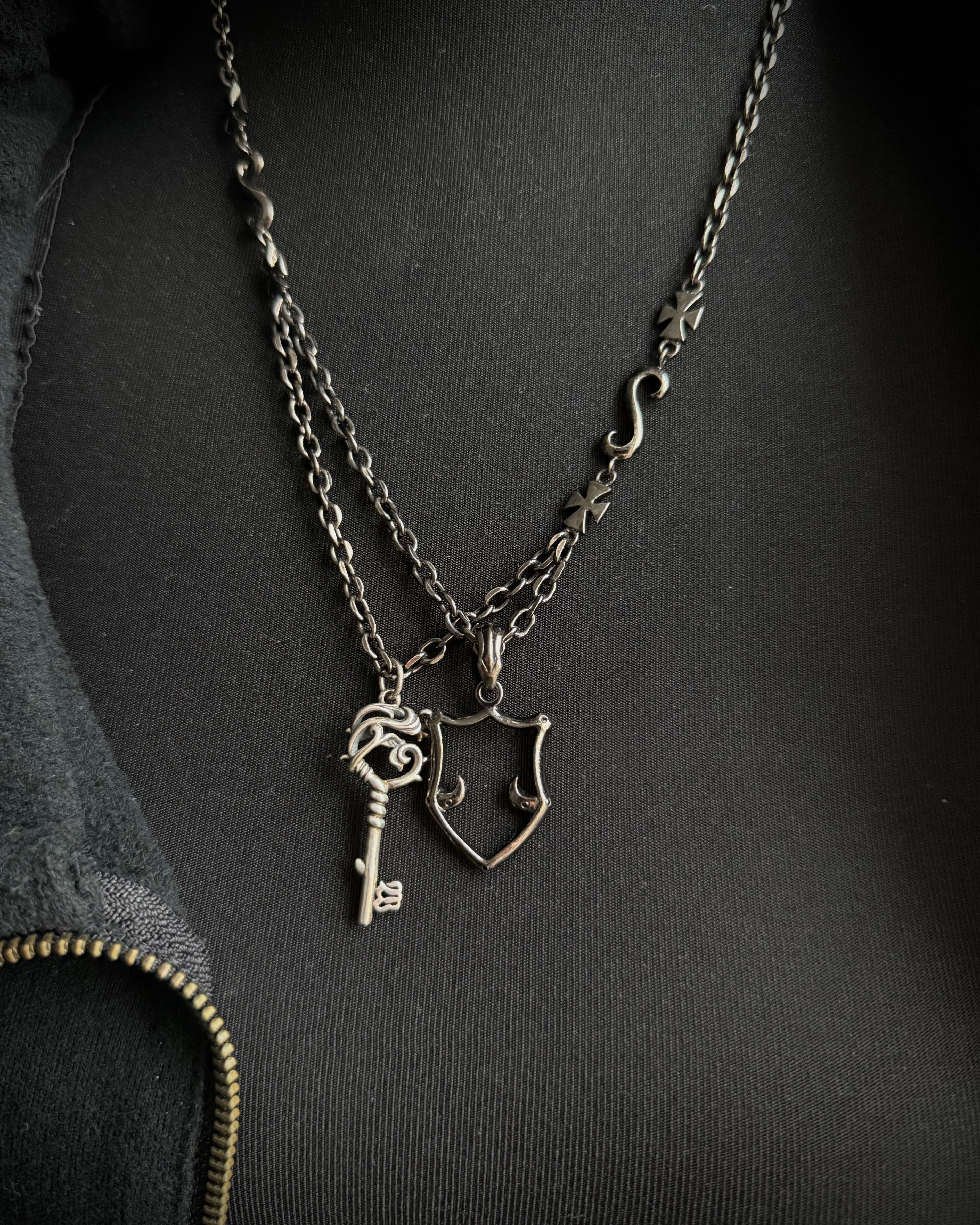 William Wallace Tribal Key Necklace