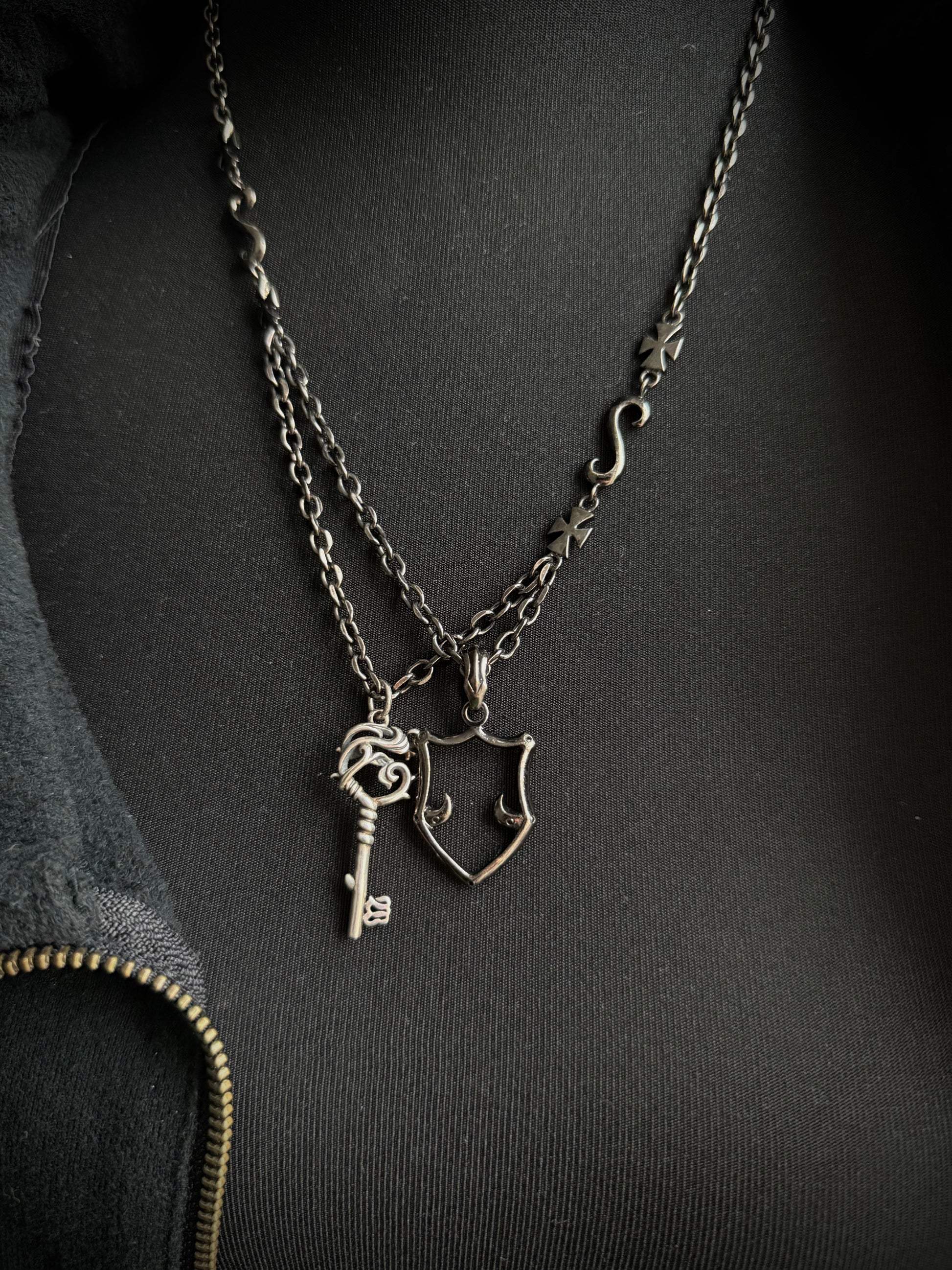 William Wallace Tribal Key Necklace