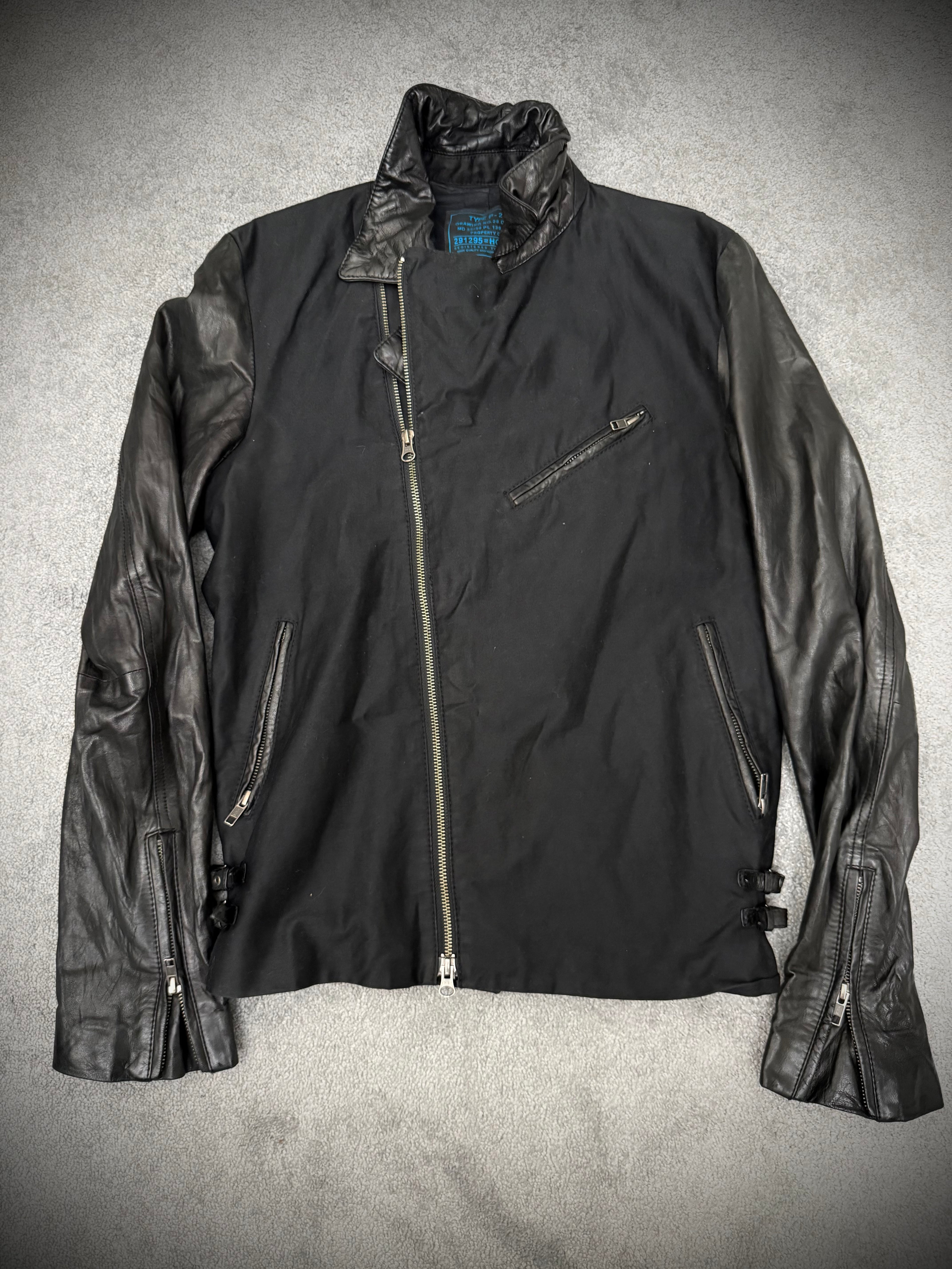 291295 = HOMME Hybrider Asymetrical jacket