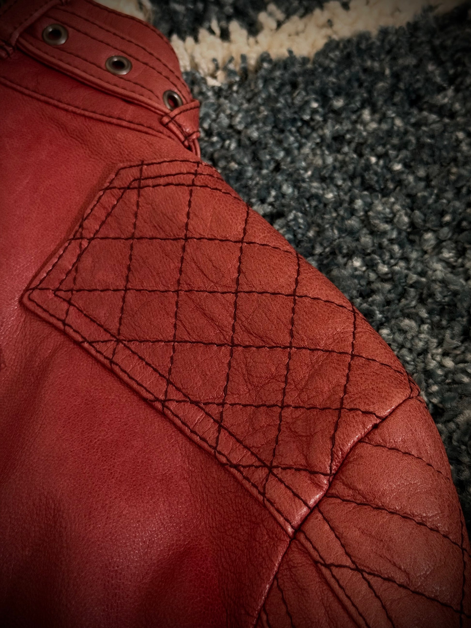 Edge Rupert padded leather jacket