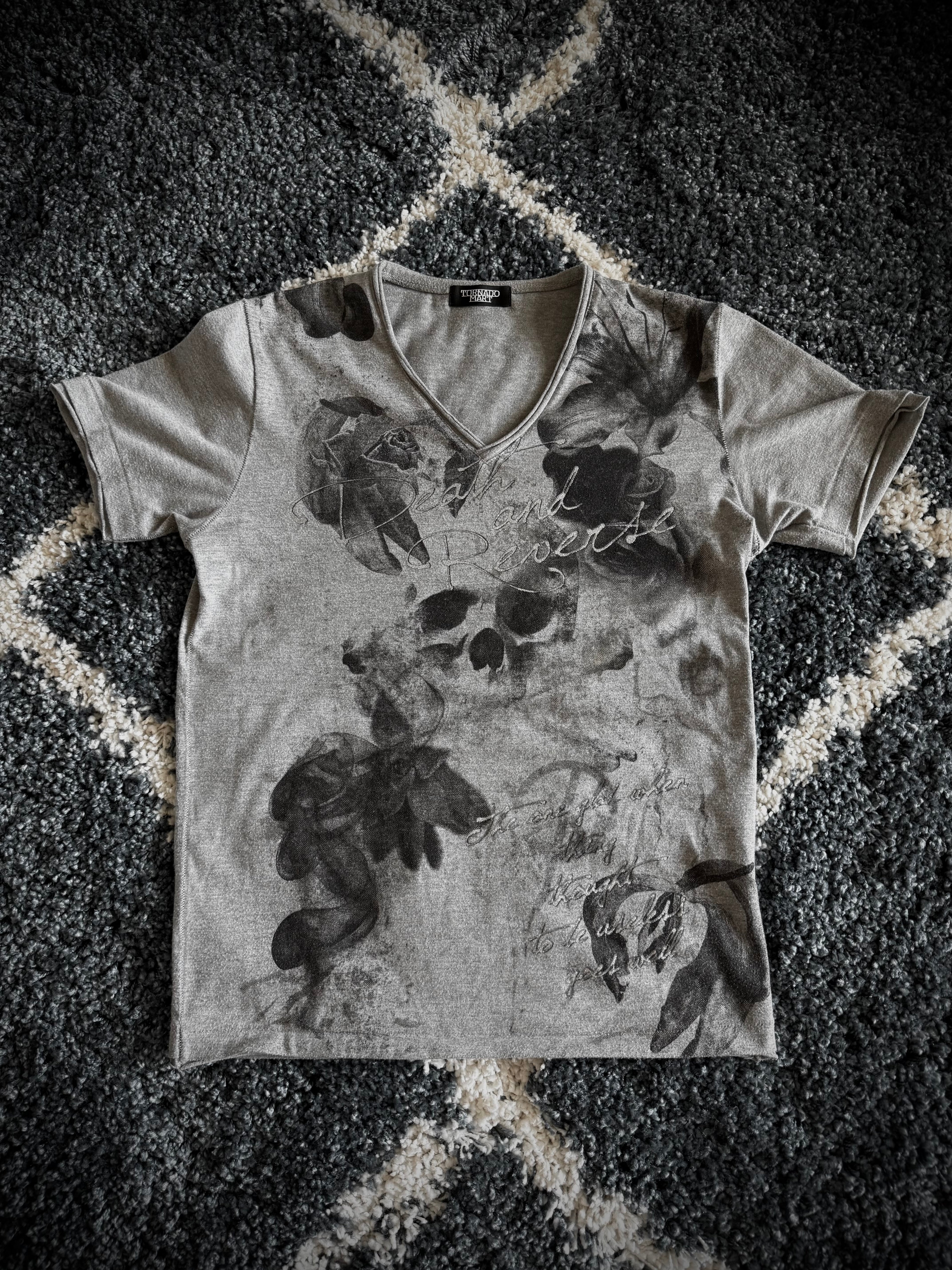 Tornado Mart Skull & poem shirt