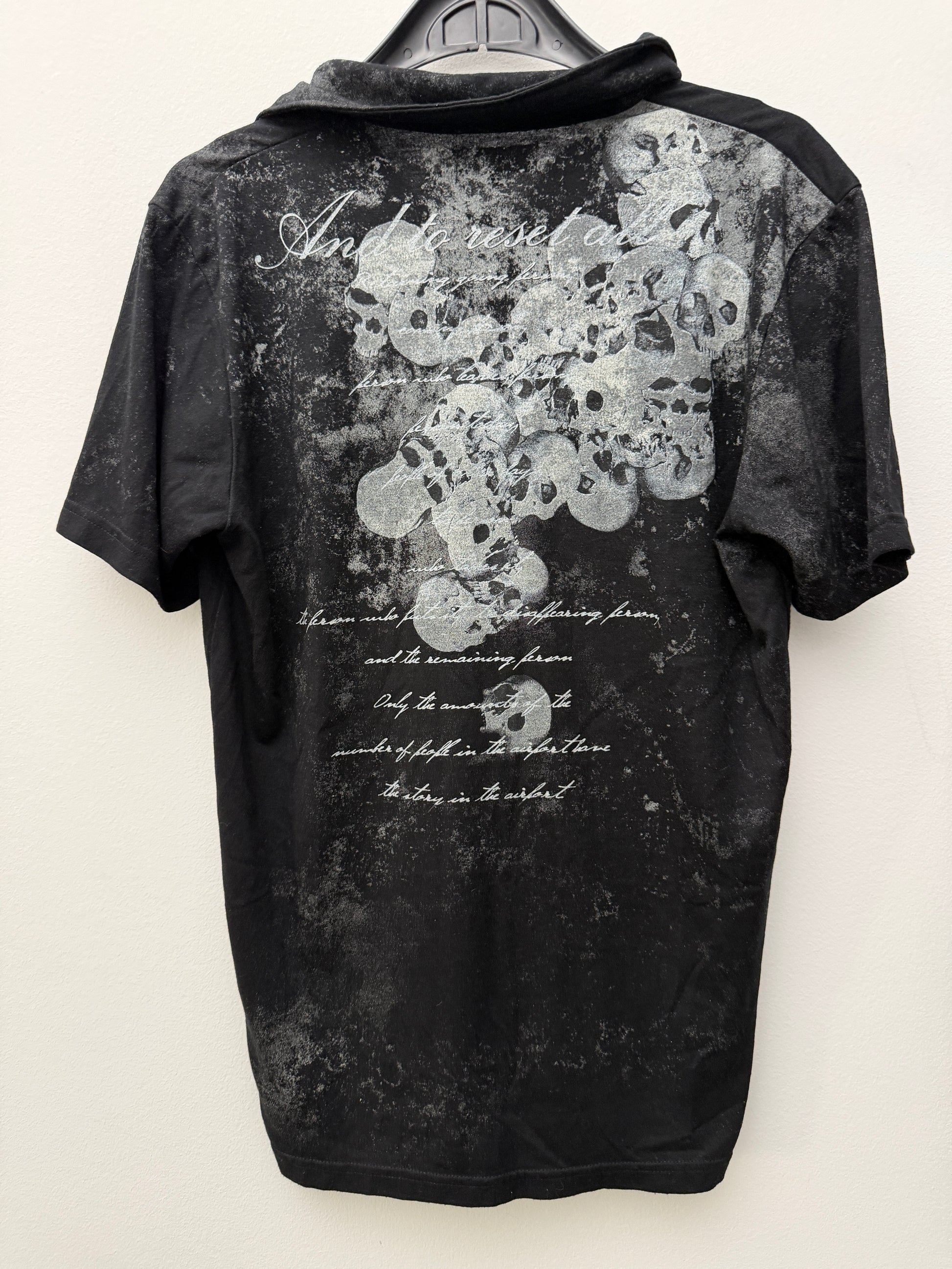 No Nukes Skull Poem Polo Shirt