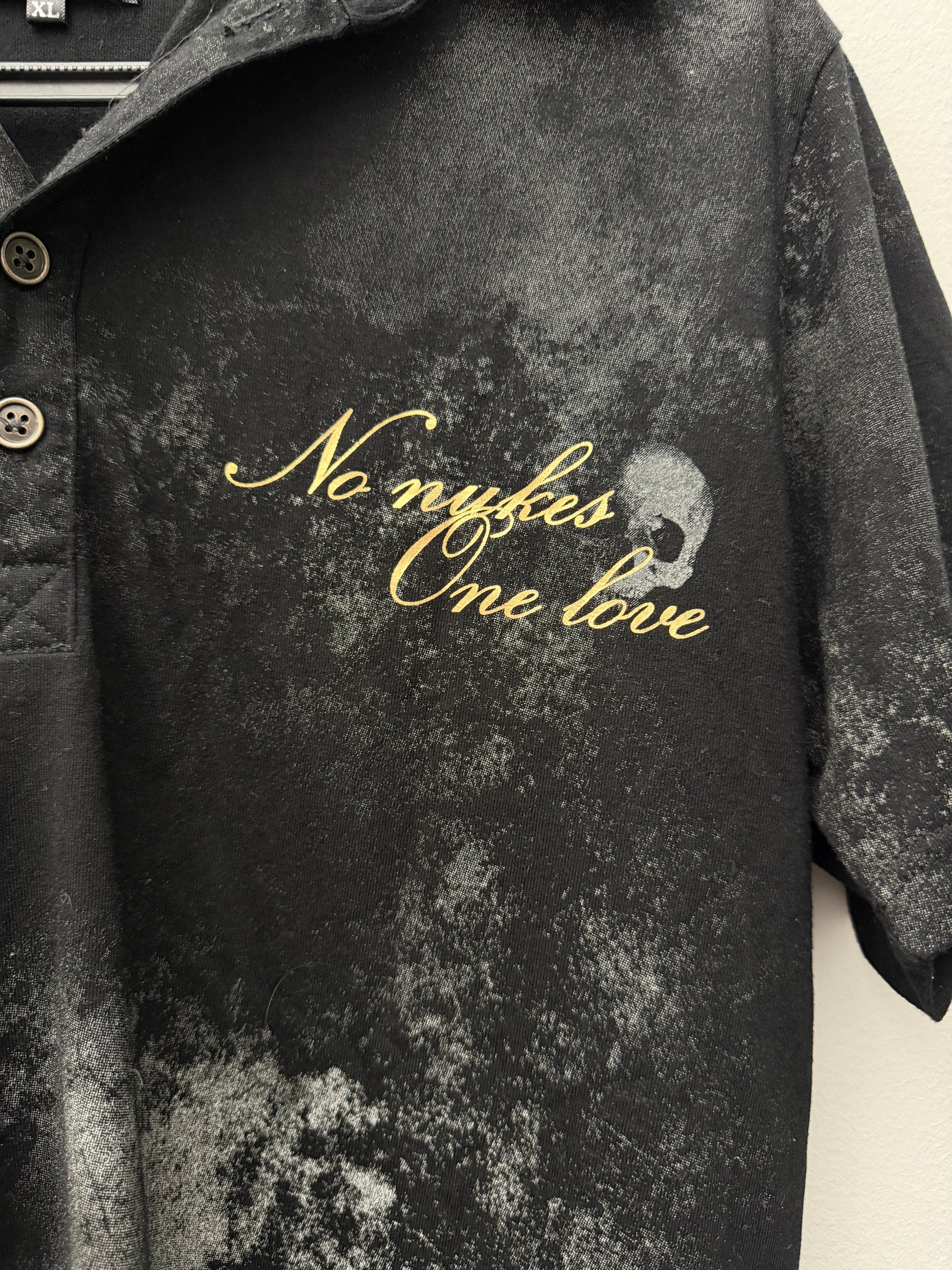 No Nukes Skull Poem Polo Shirt