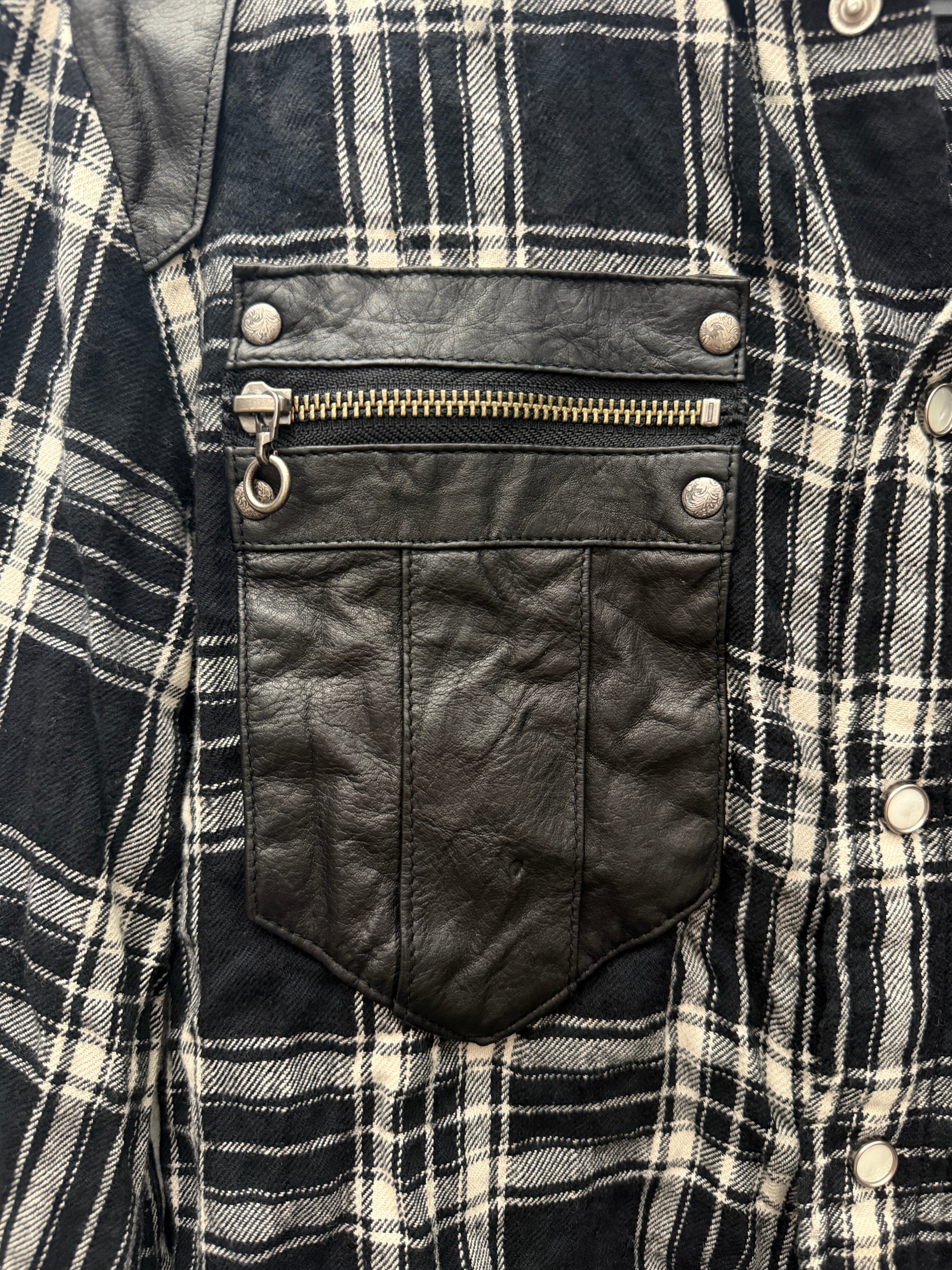 Schorl Hybrid Leather Flannel