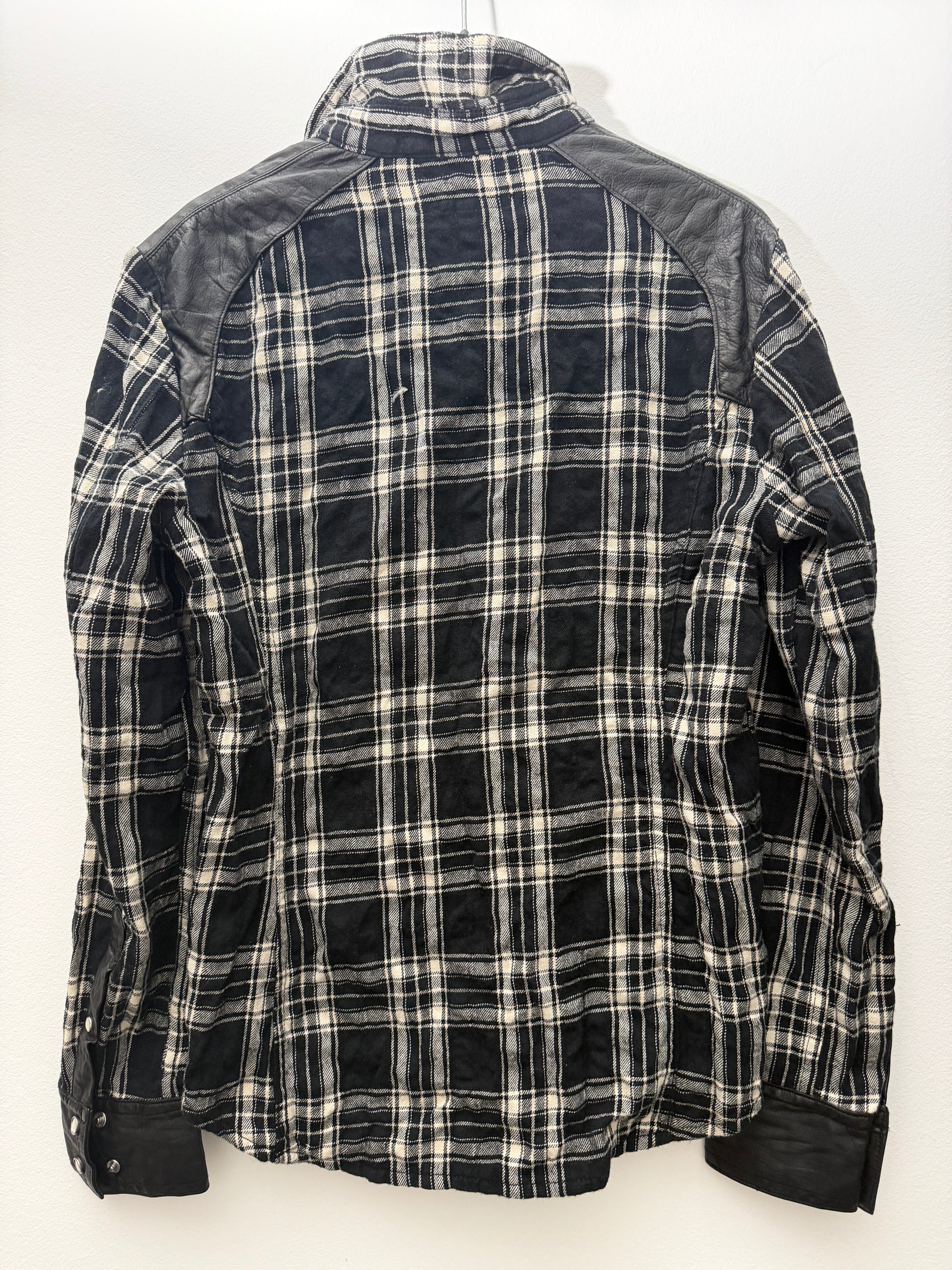 Schorl Hybrid Leather Flannel
