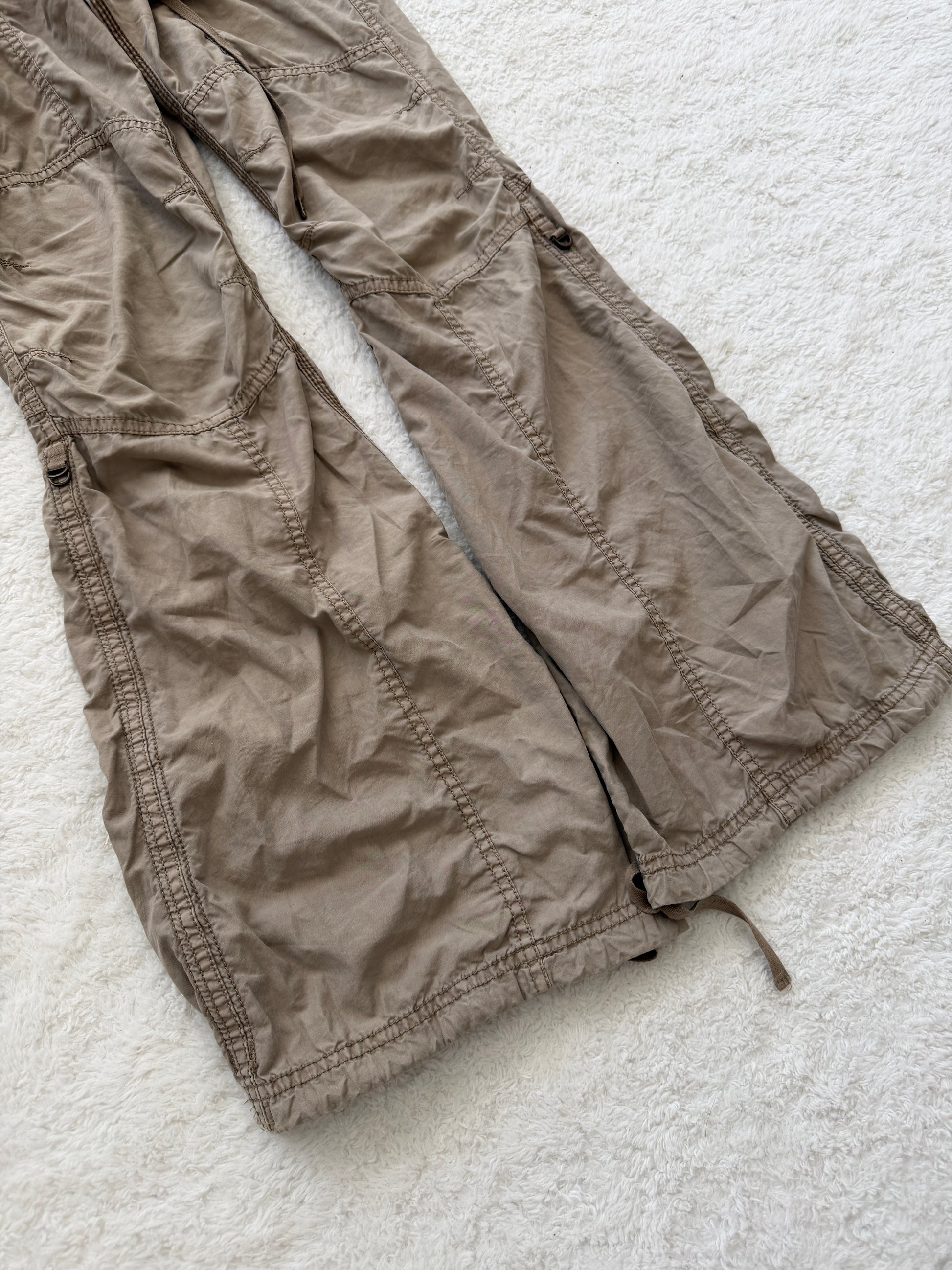 G.O.A Fur Attachment Militray Cargo Pants
