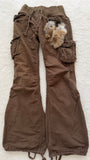 G.O.A. Rustic Rabbit Fur Cargo Pants