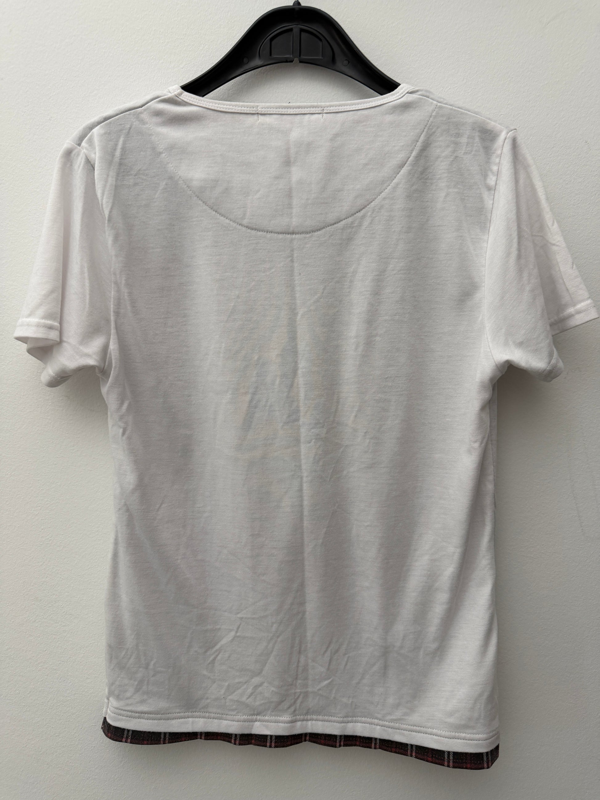 In The Attic Double Layered Poem Check Shirt