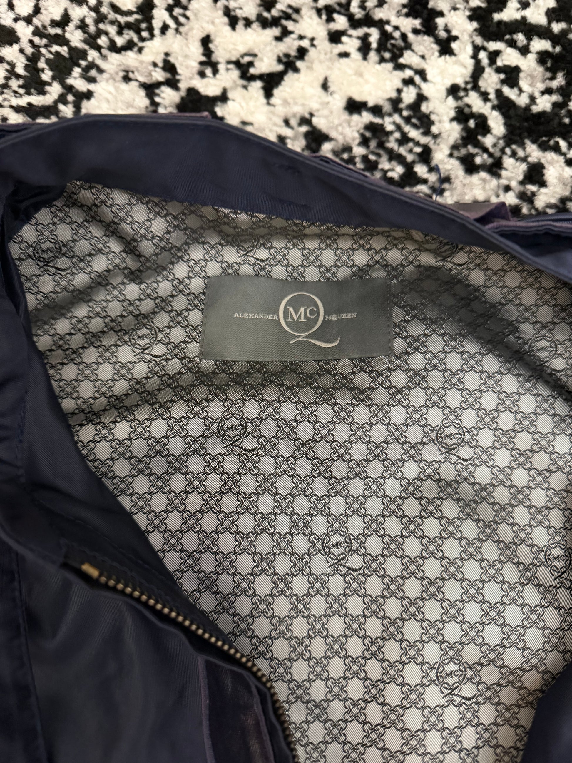 SS09 McQ by Alexander McQueen Taped Blouson Jacket