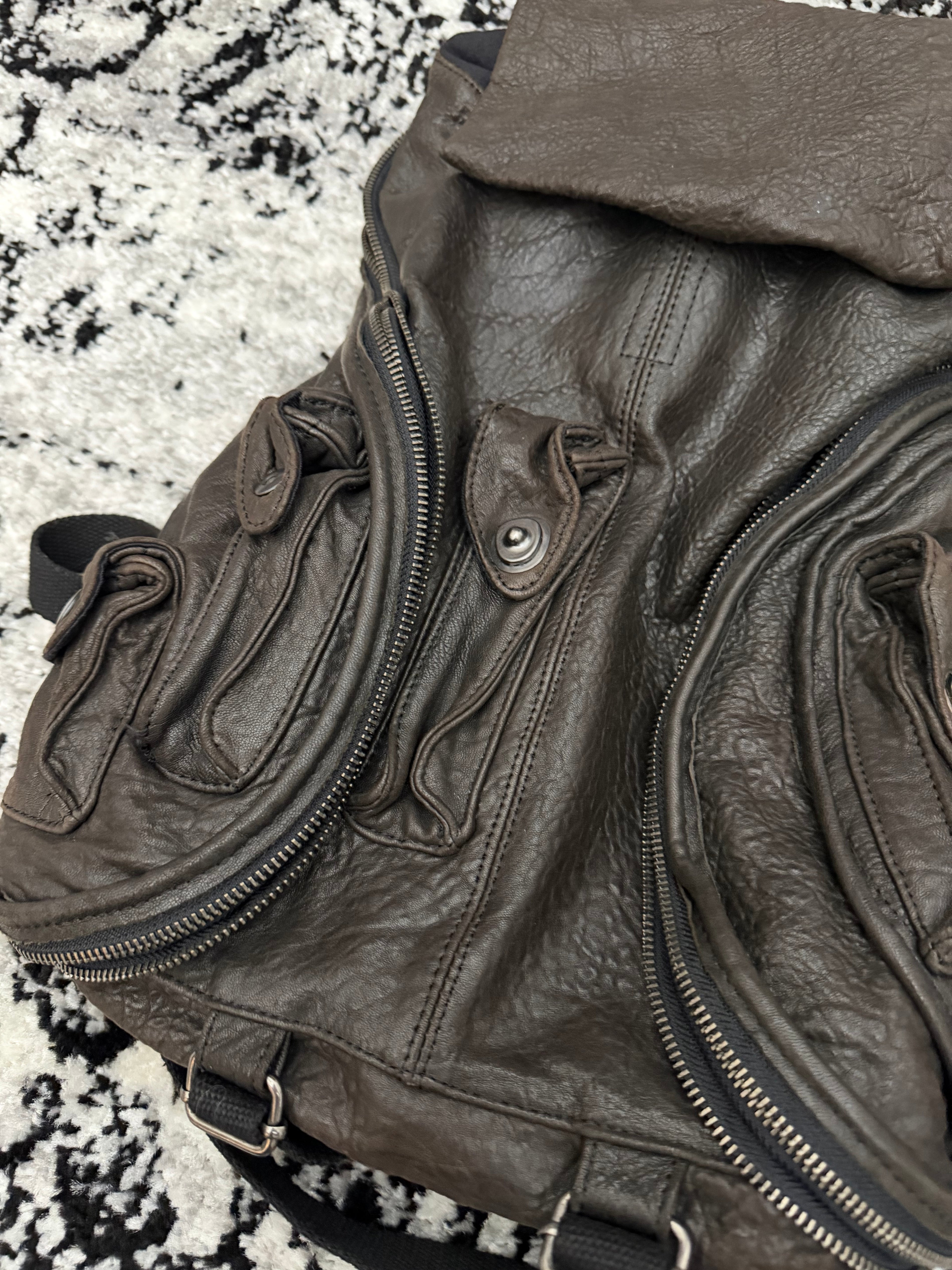 Johnny Wolf Gas Mask multi zip rucksack