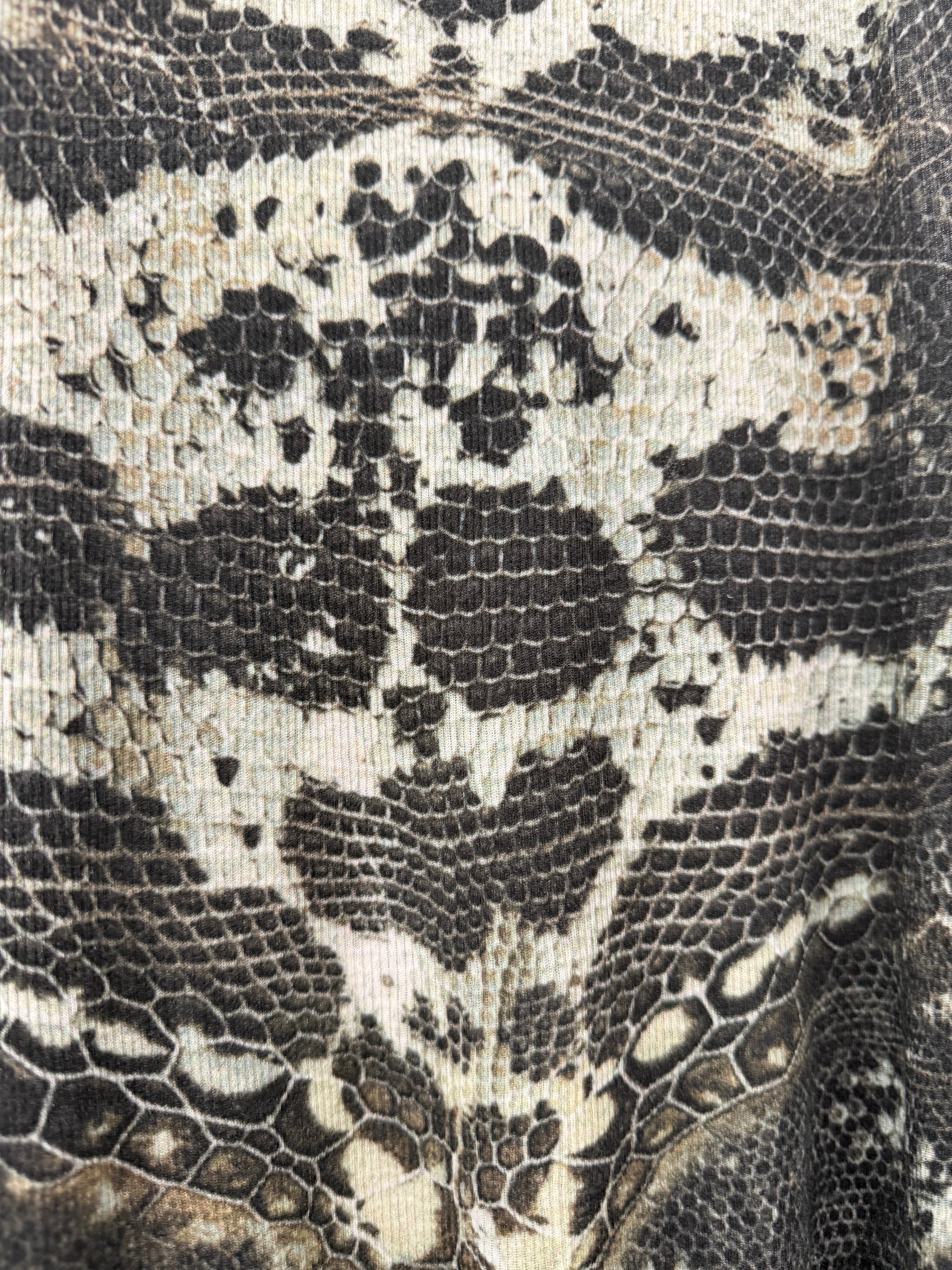 Ifsixwasnine Black snakeskin Tank Top