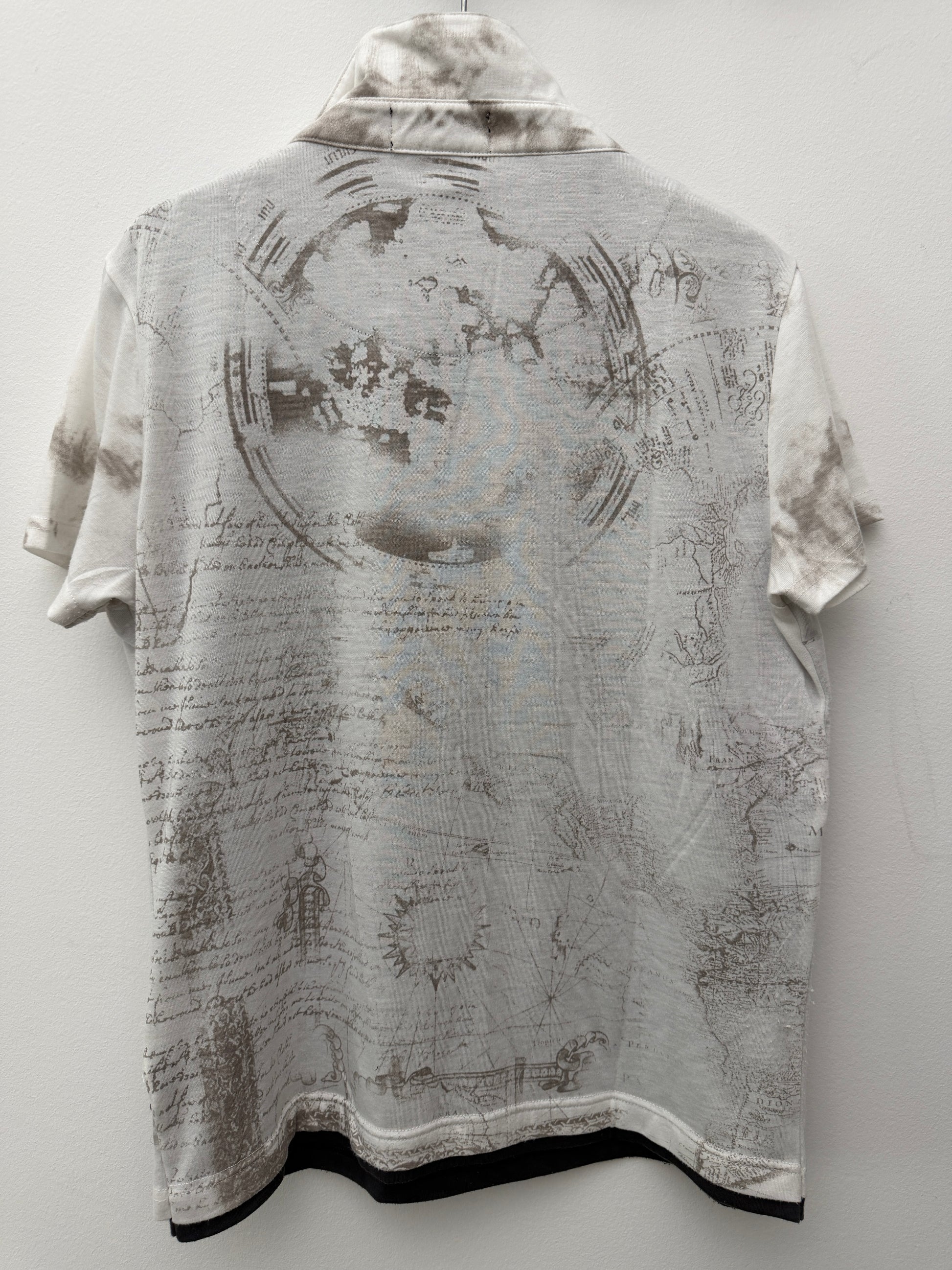 In The Attic Double Layered Poem Polo Shirt