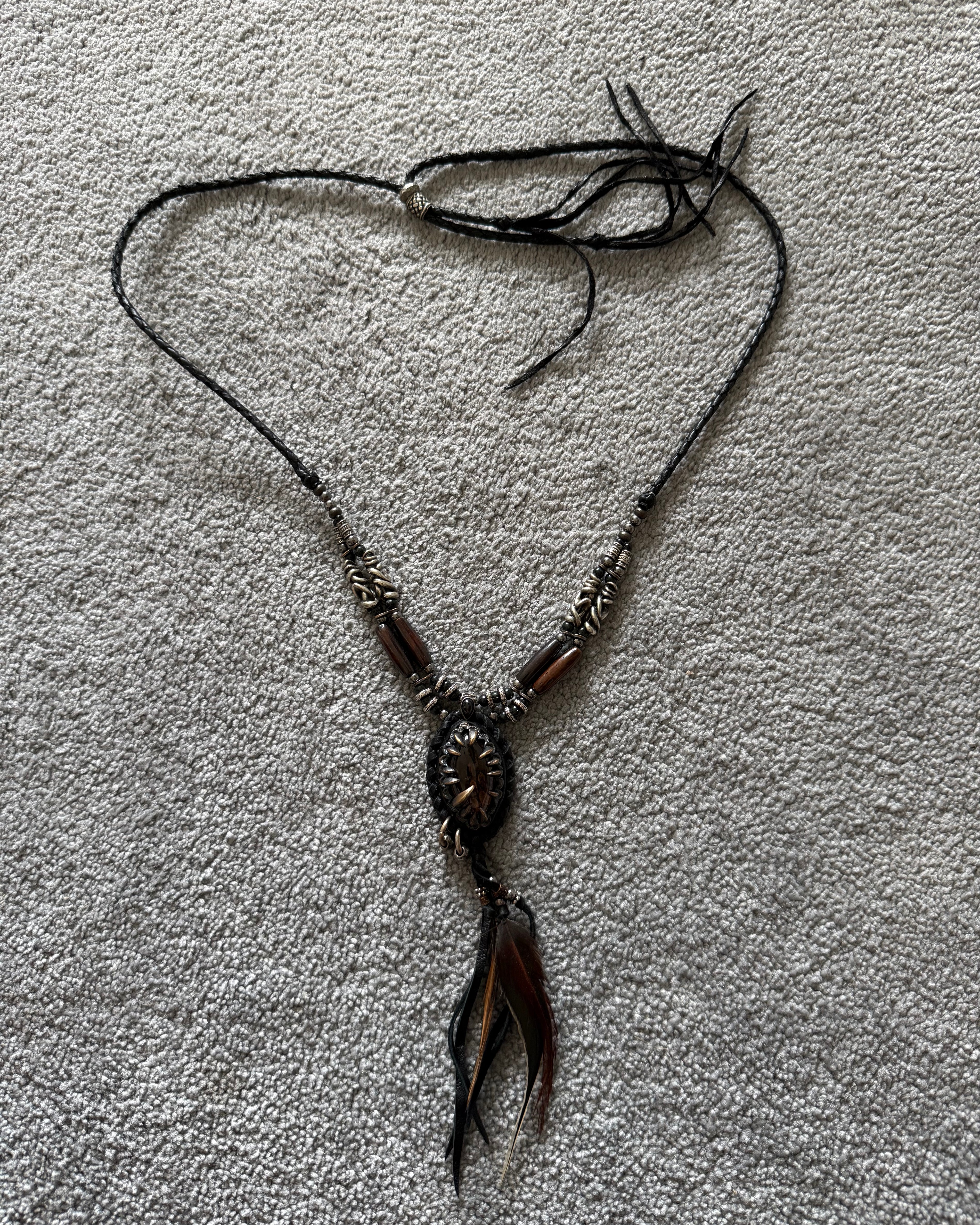 14th Addiction Hyperclaw feather necklace