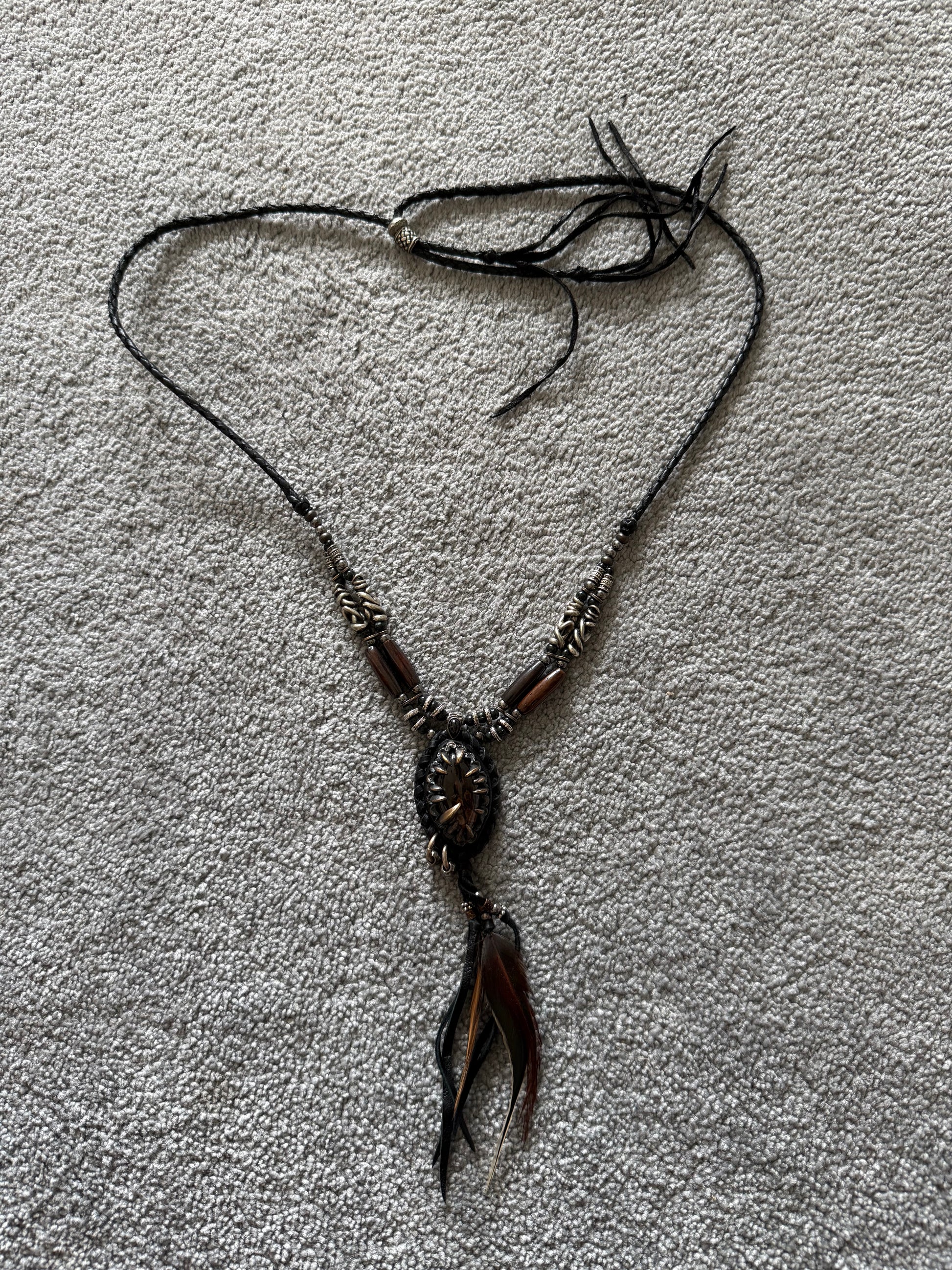 14th Addiction Hyperclaw feather necklace