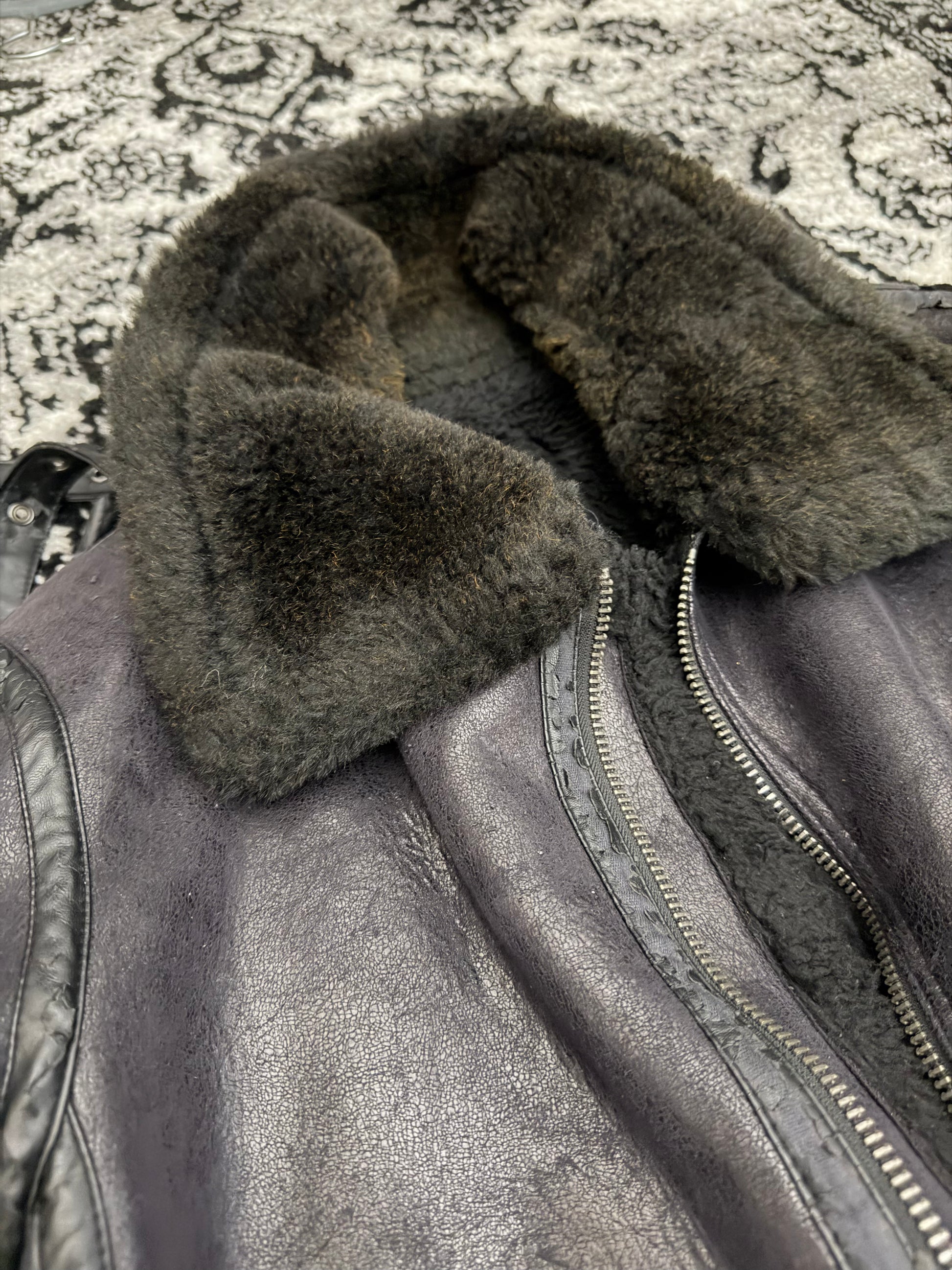 Jack Rose Waxed Fur Jacket