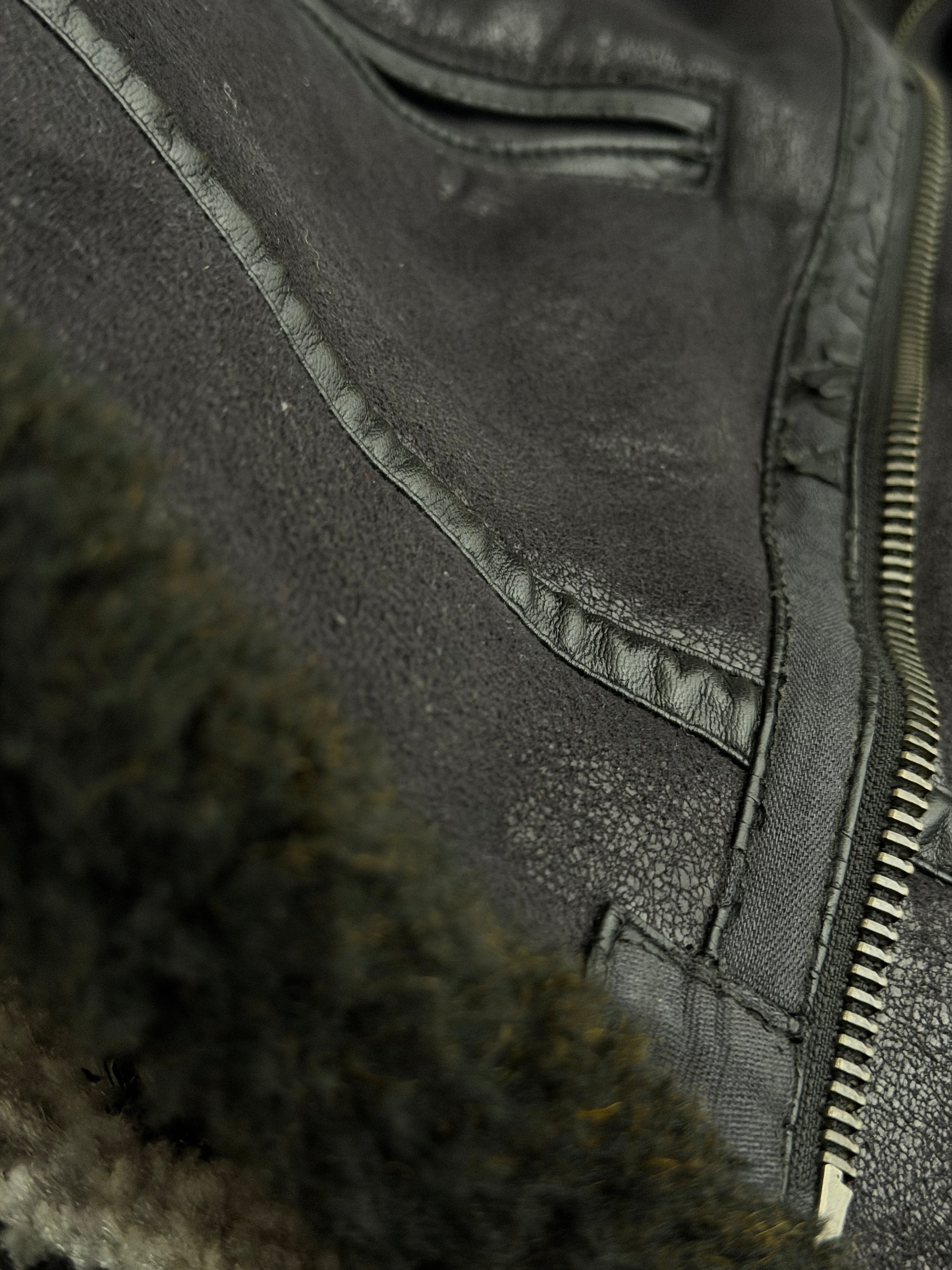 Jack Rose Waxed Fur Jacket