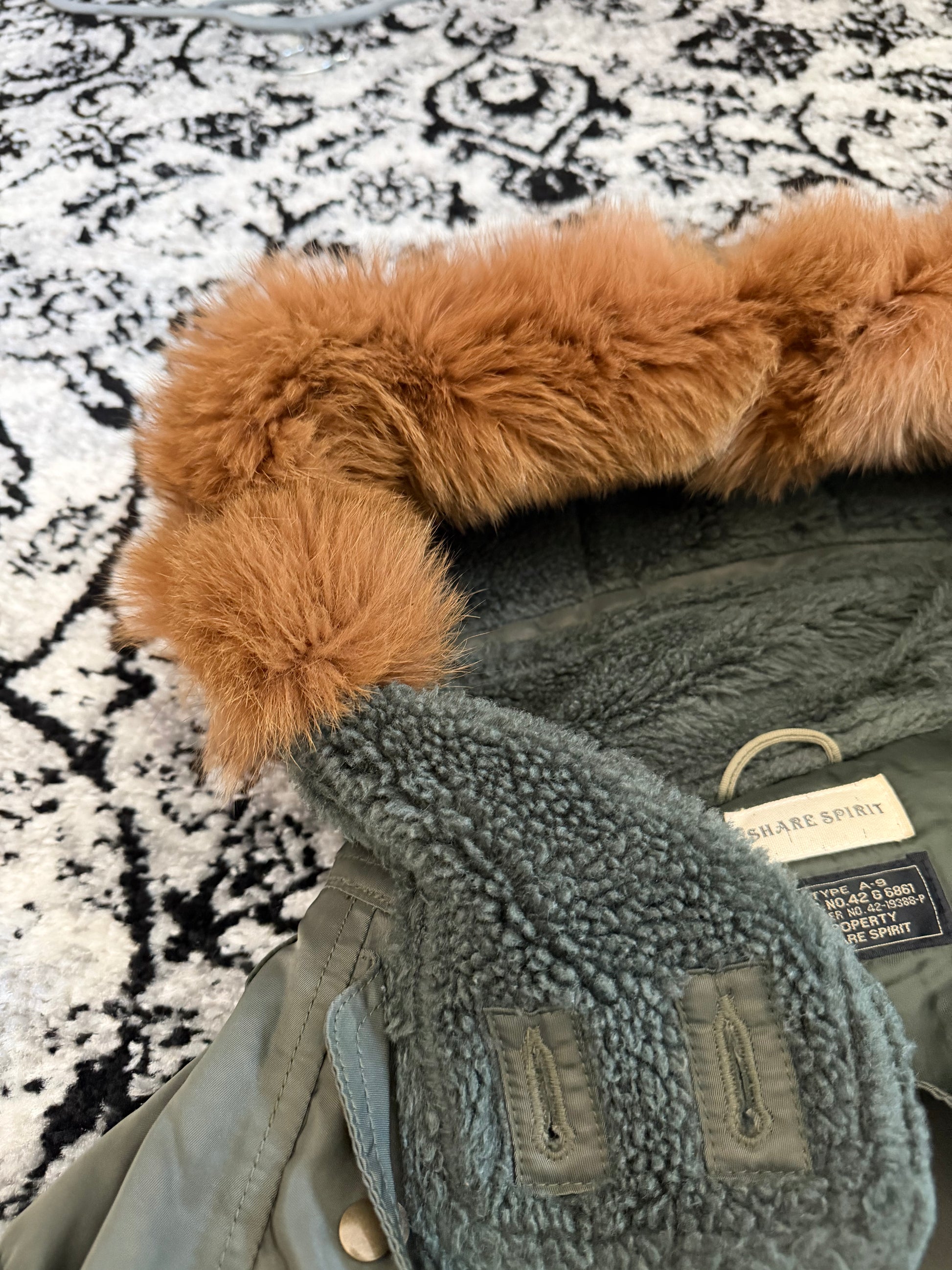 Share Spirit Fur Tactical Parka Jacket