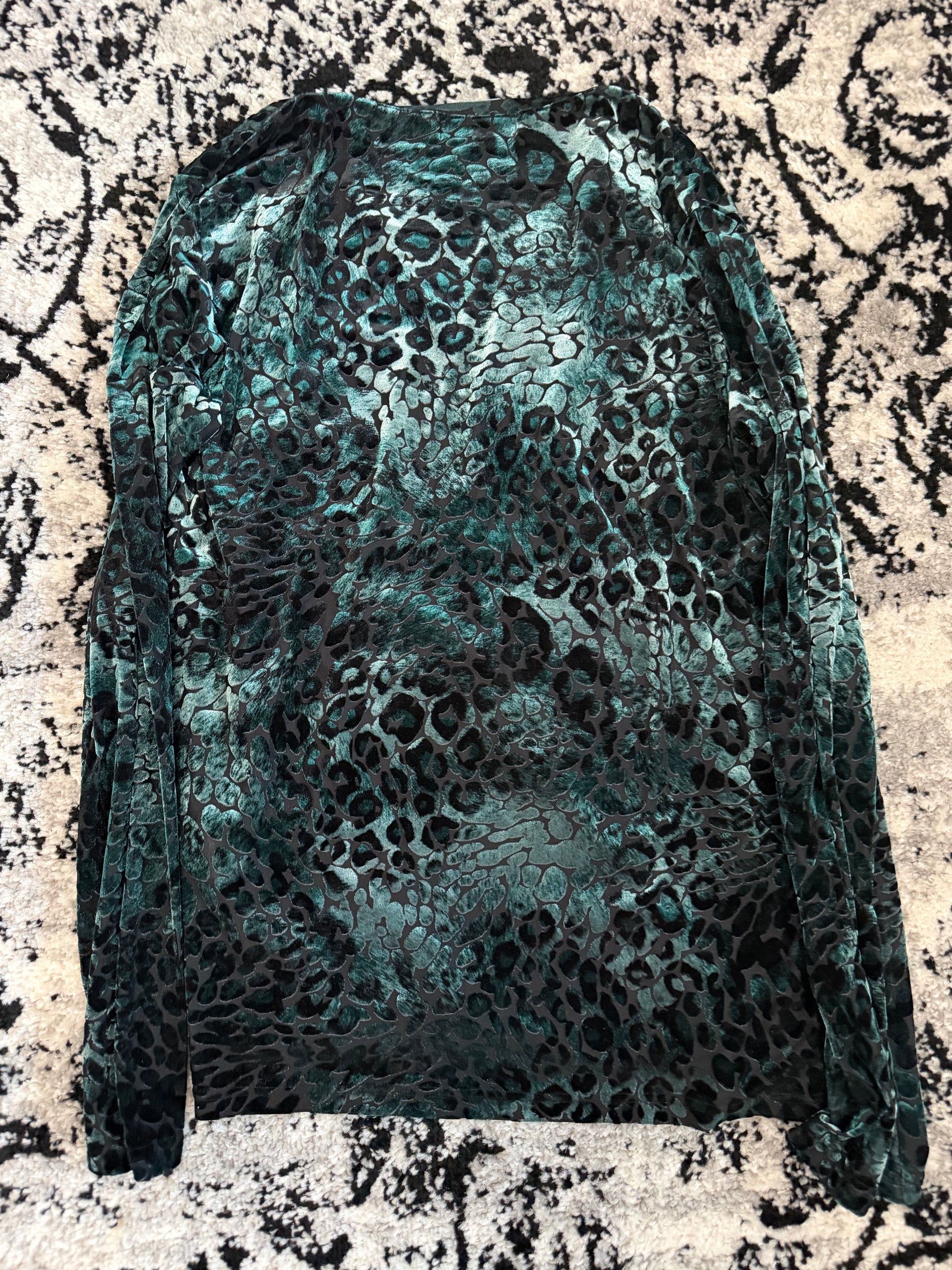 Tornado Mart Electric Leopard Velour Longsleeve