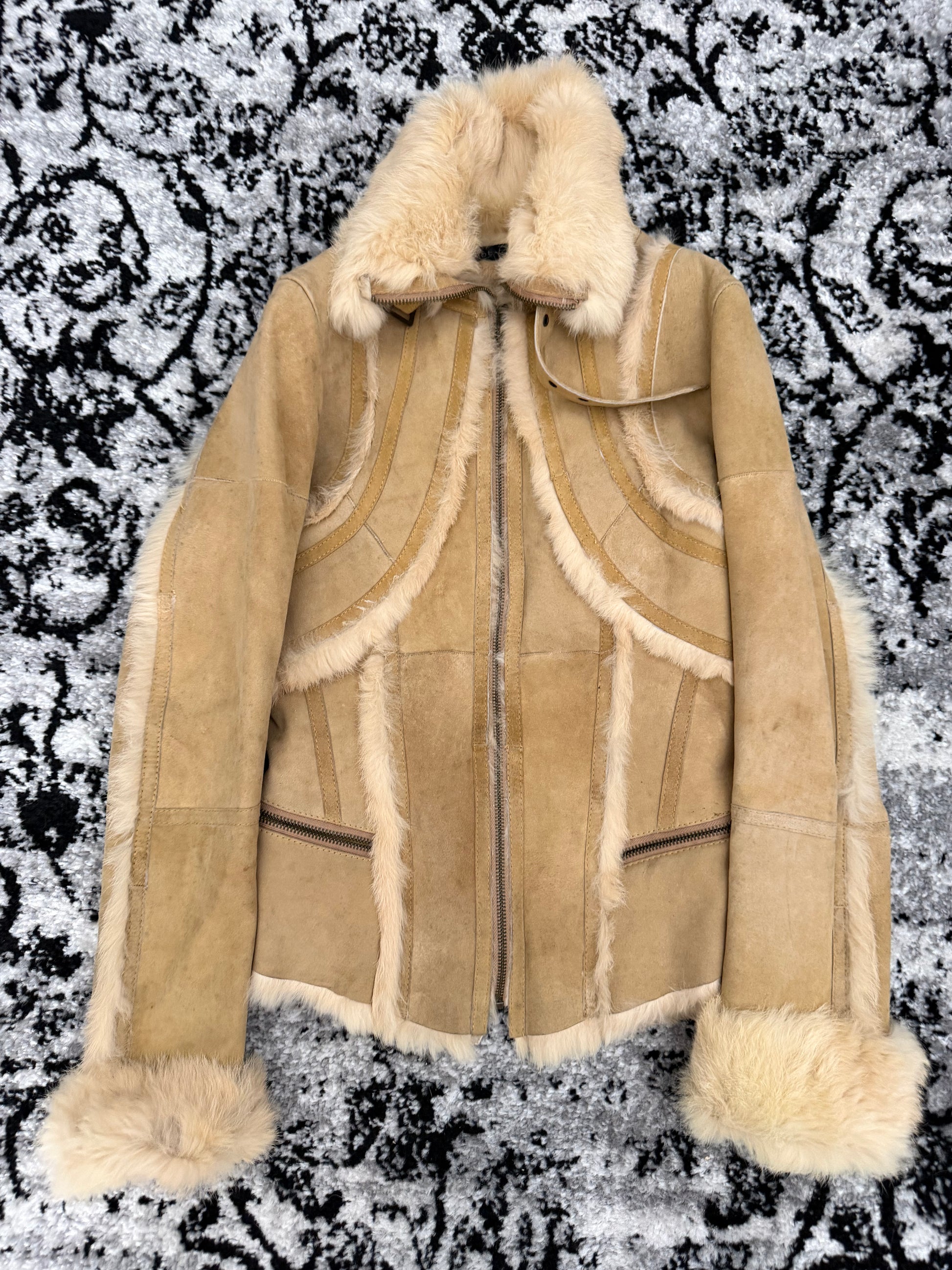 Ticket Raven Fur Jacket