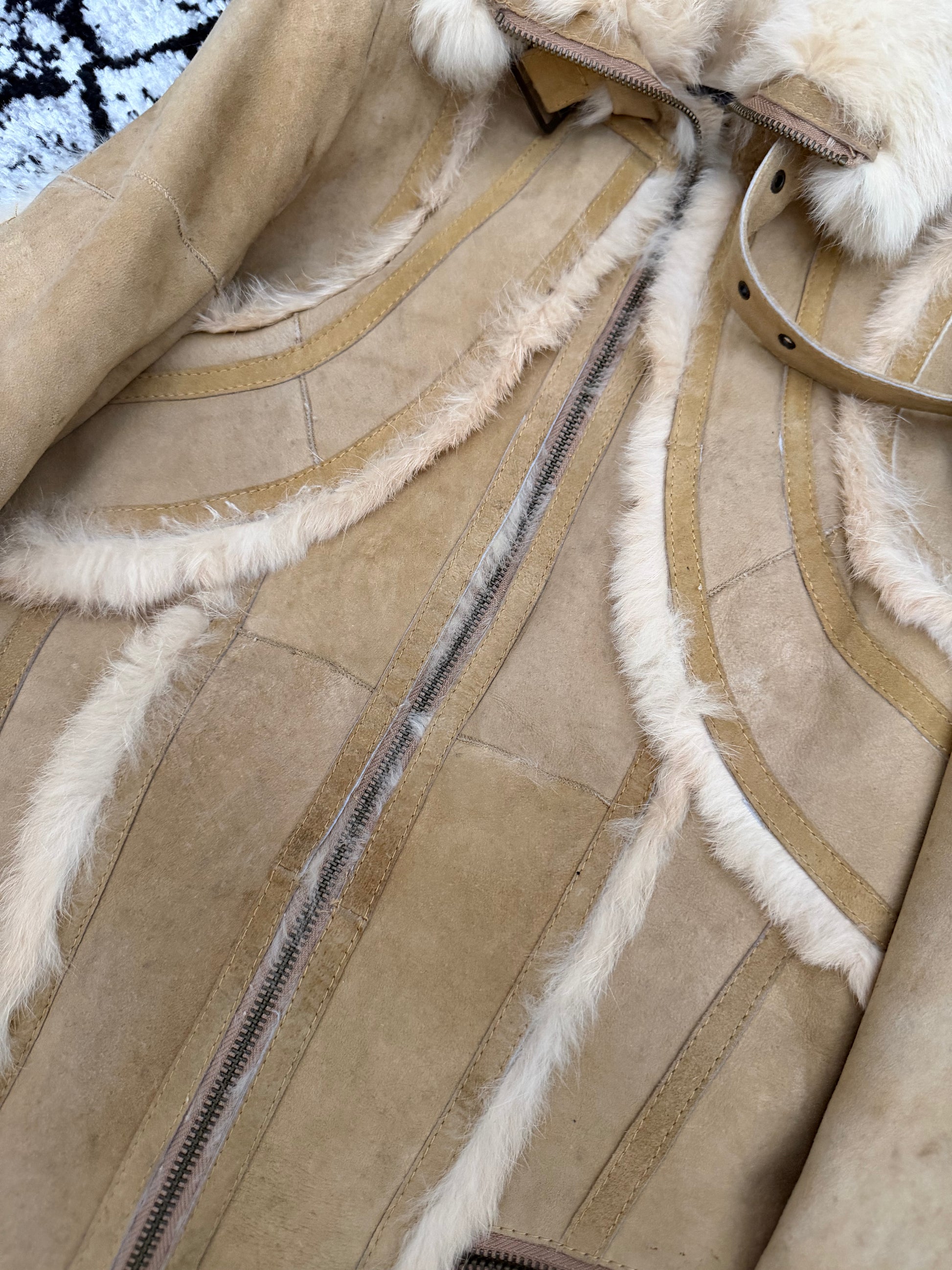 Ticket Raven Fur Jacket