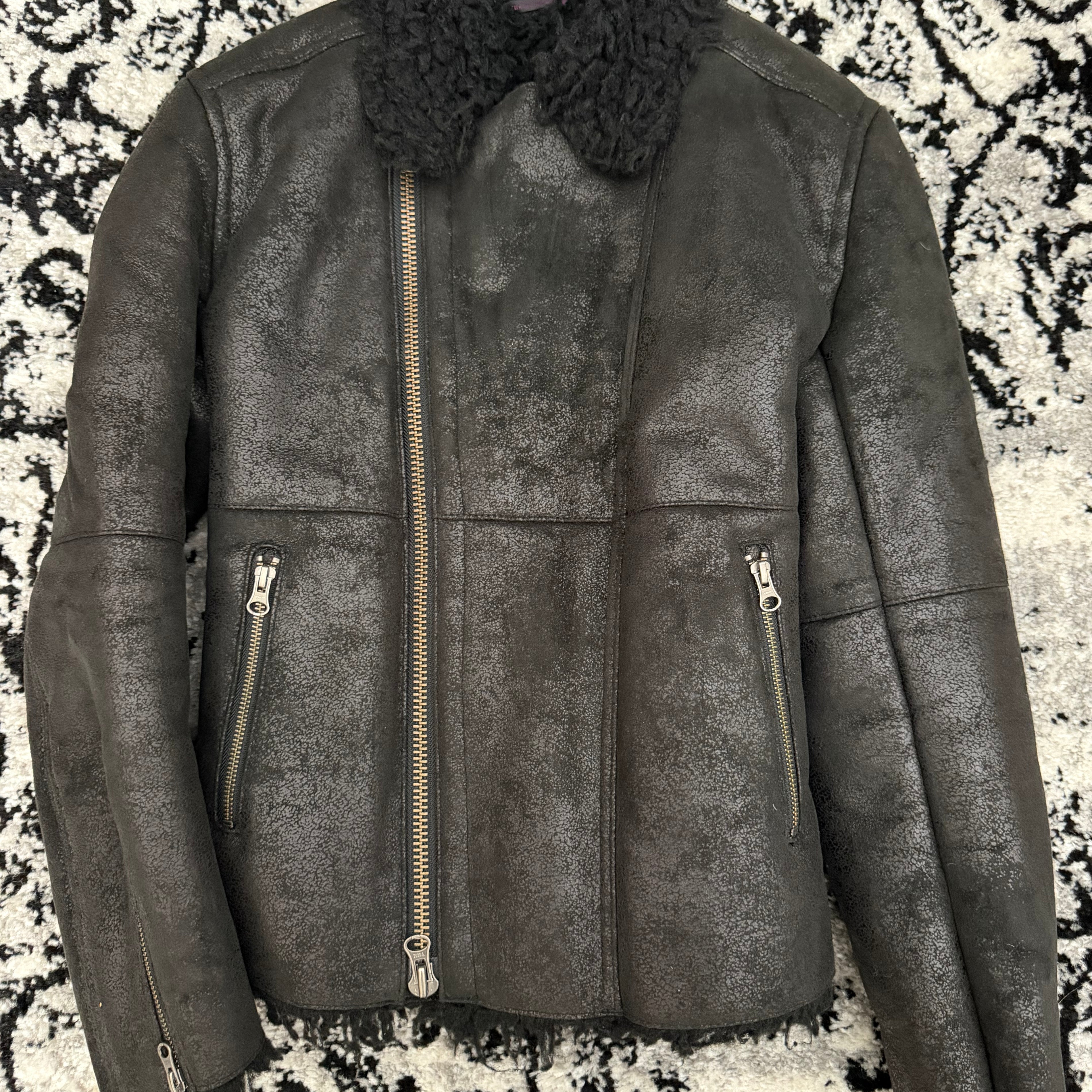 Custom Culture Waxed Fur Rider Jacket