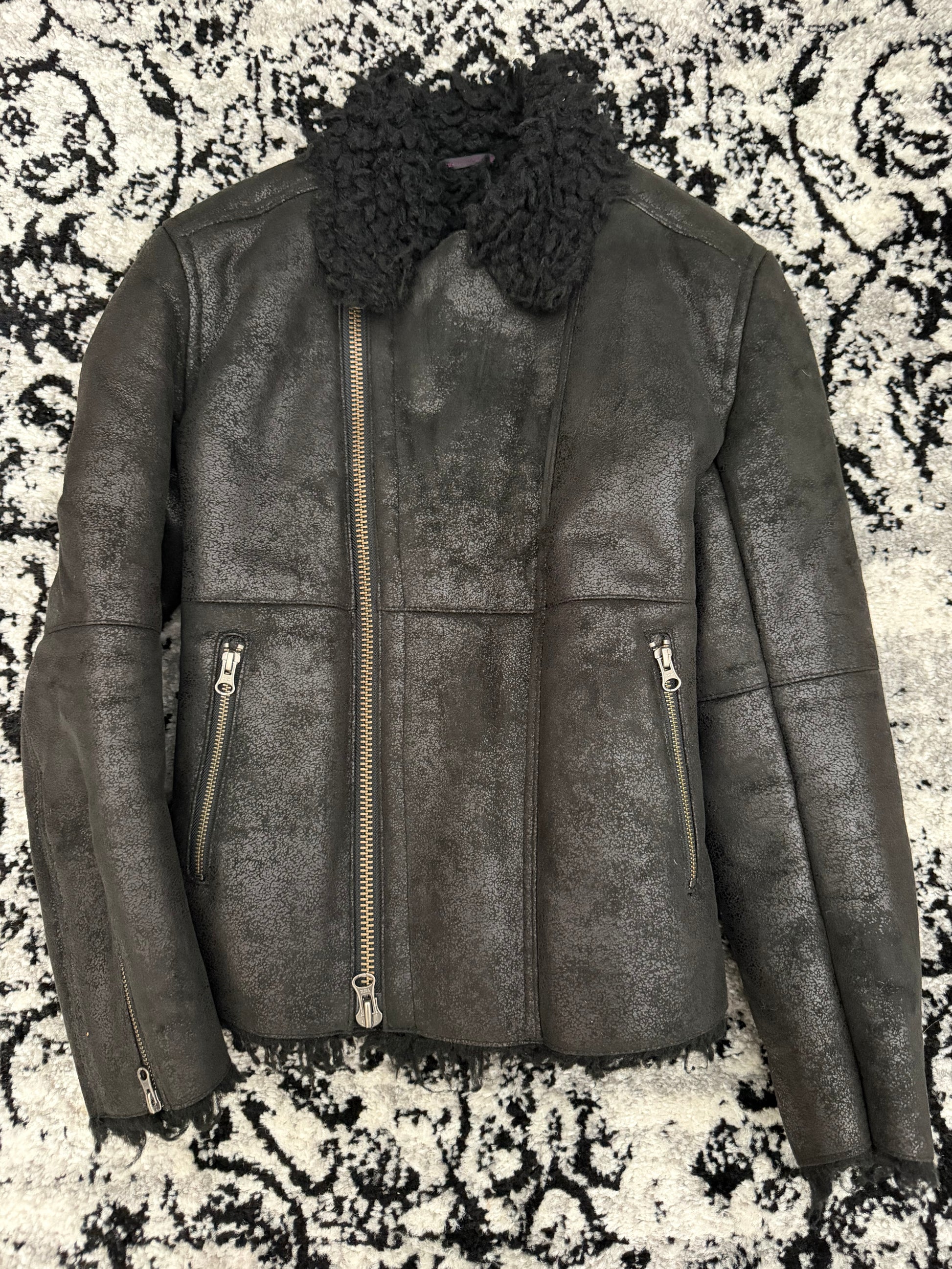 Custom Culture Waxed Fur Rider Jacket