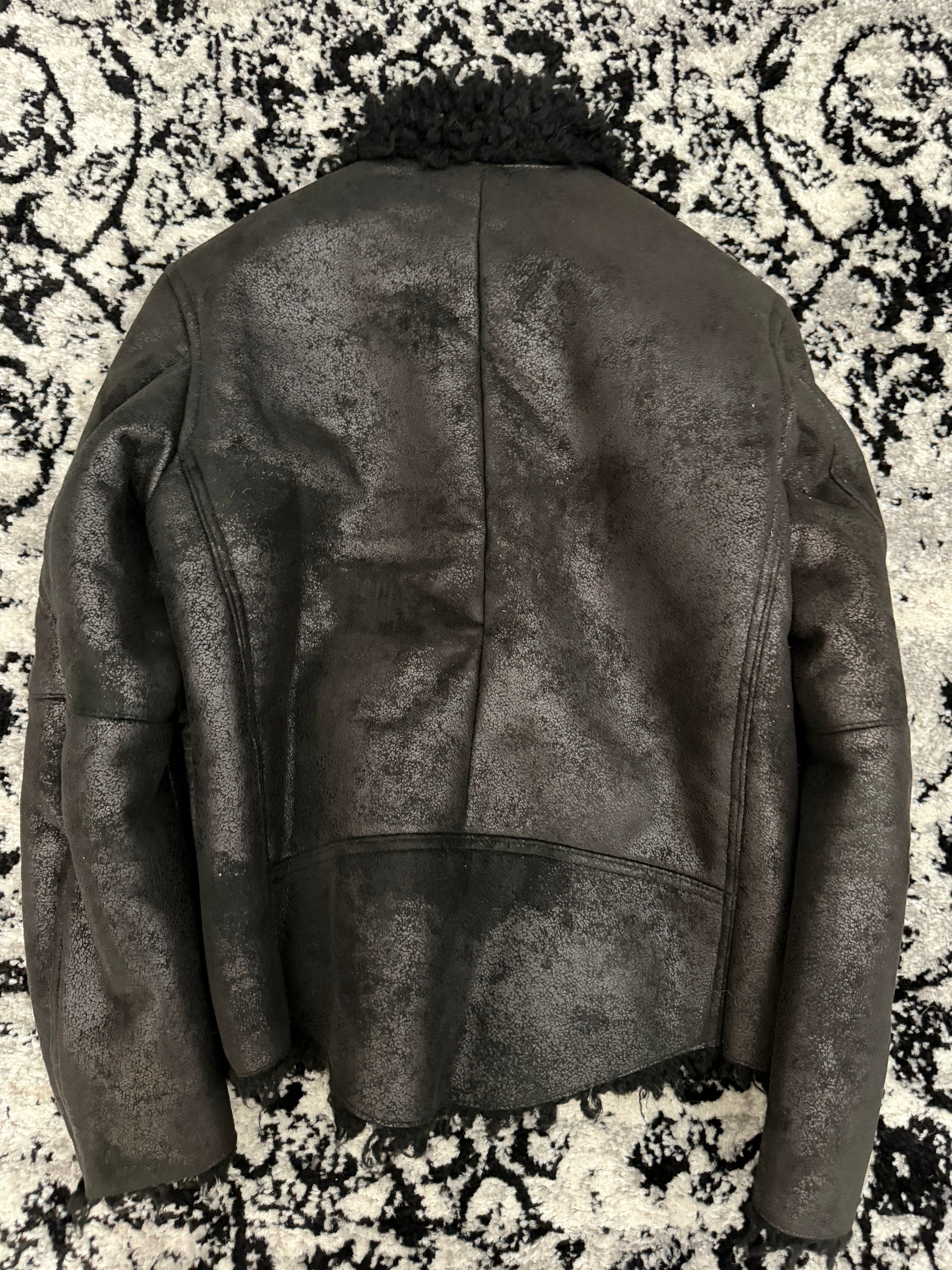 Custom Culture Waxed Fur Rider Jacket