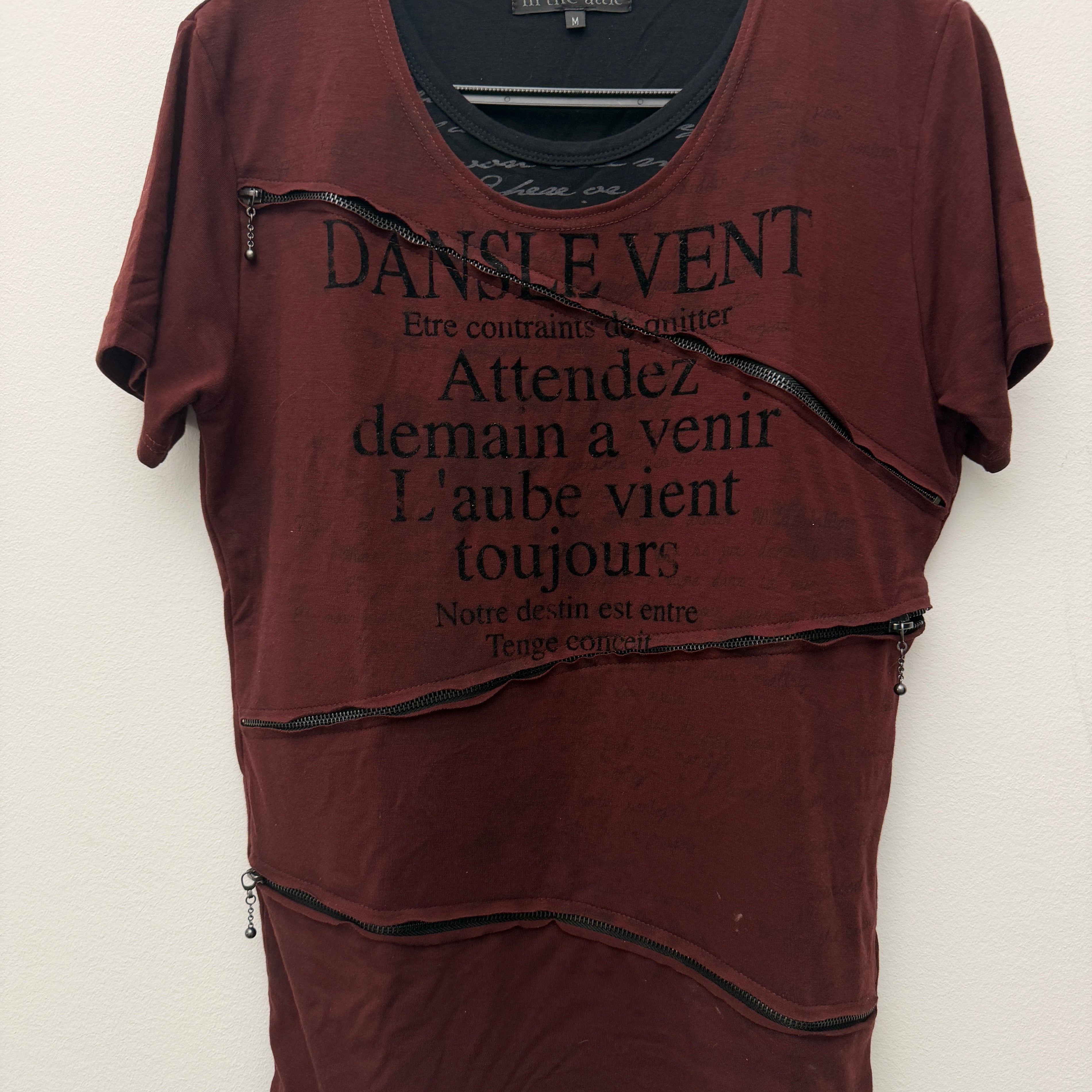 In The Attic 3x Zipper Poem Shirt