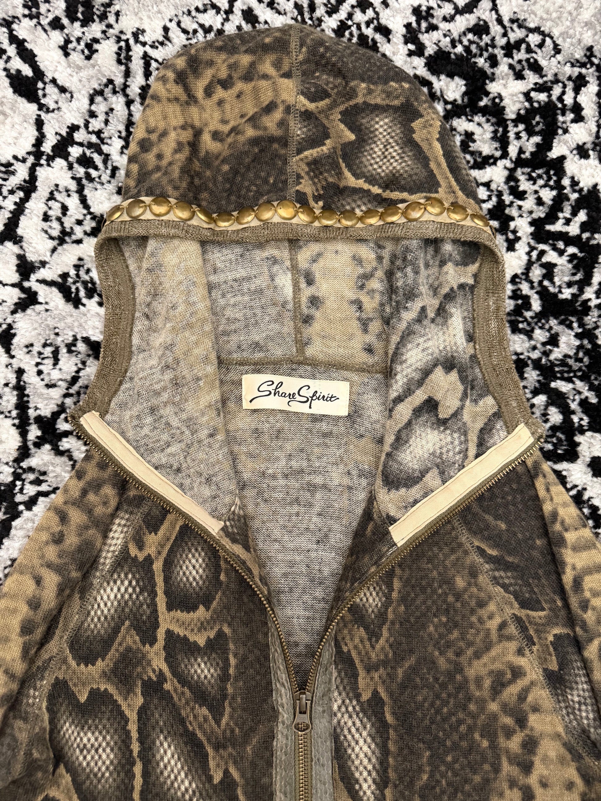 Share Spirit Scuba Snakeskin Jacket