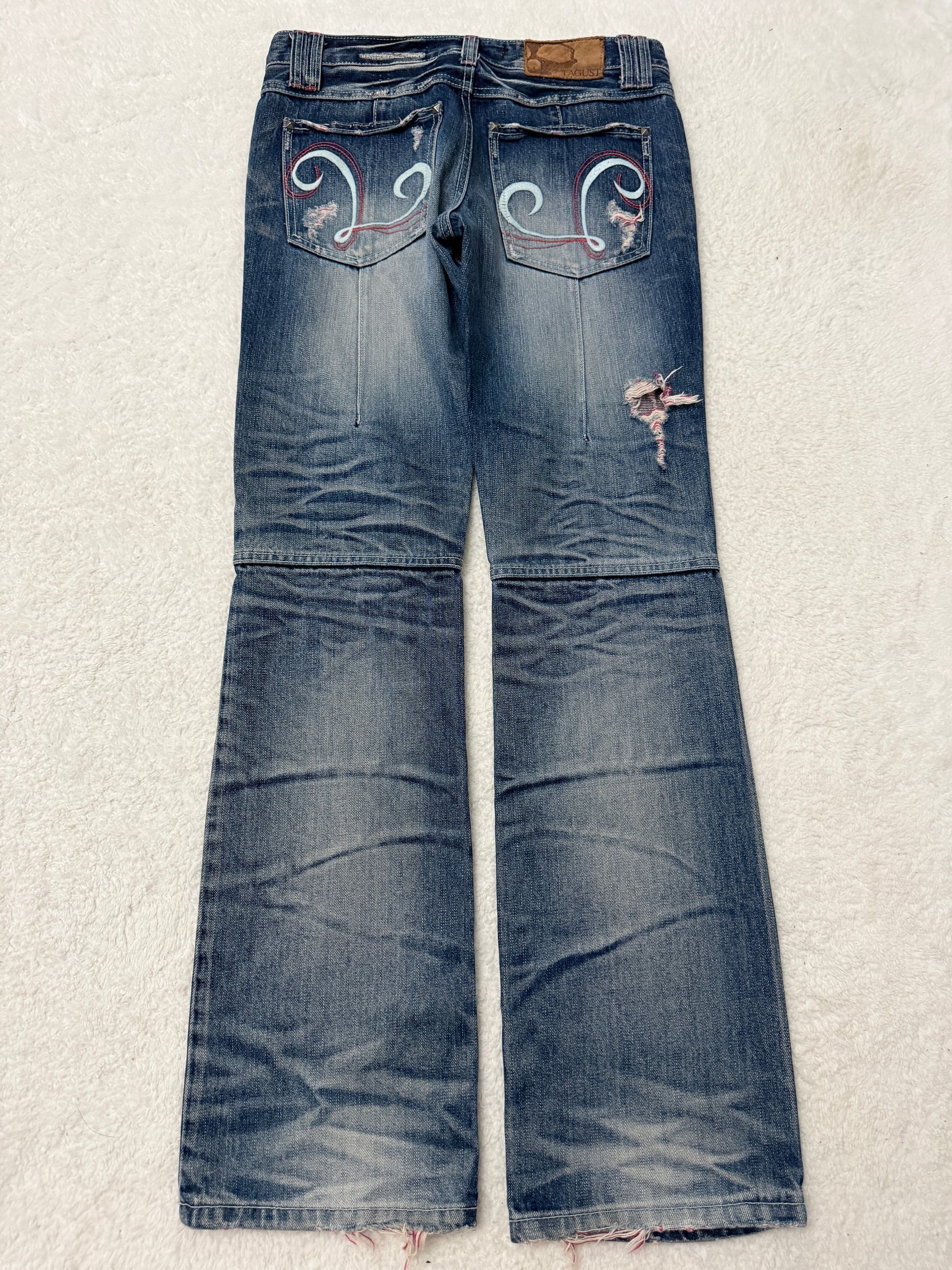 Lagust Studded Flamingo Bootcut Pants