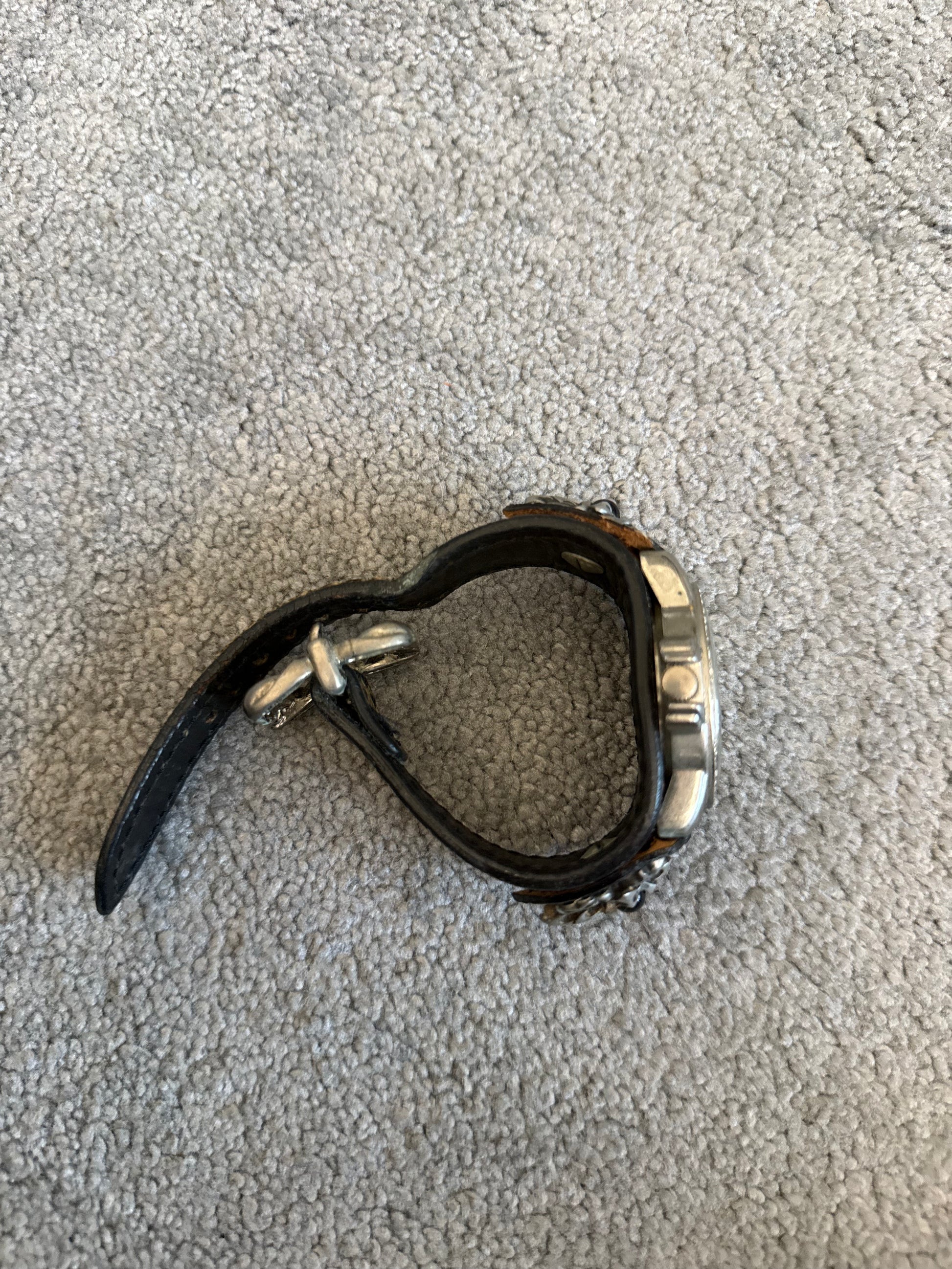 DZ snakeskin rhinestone tribal watch