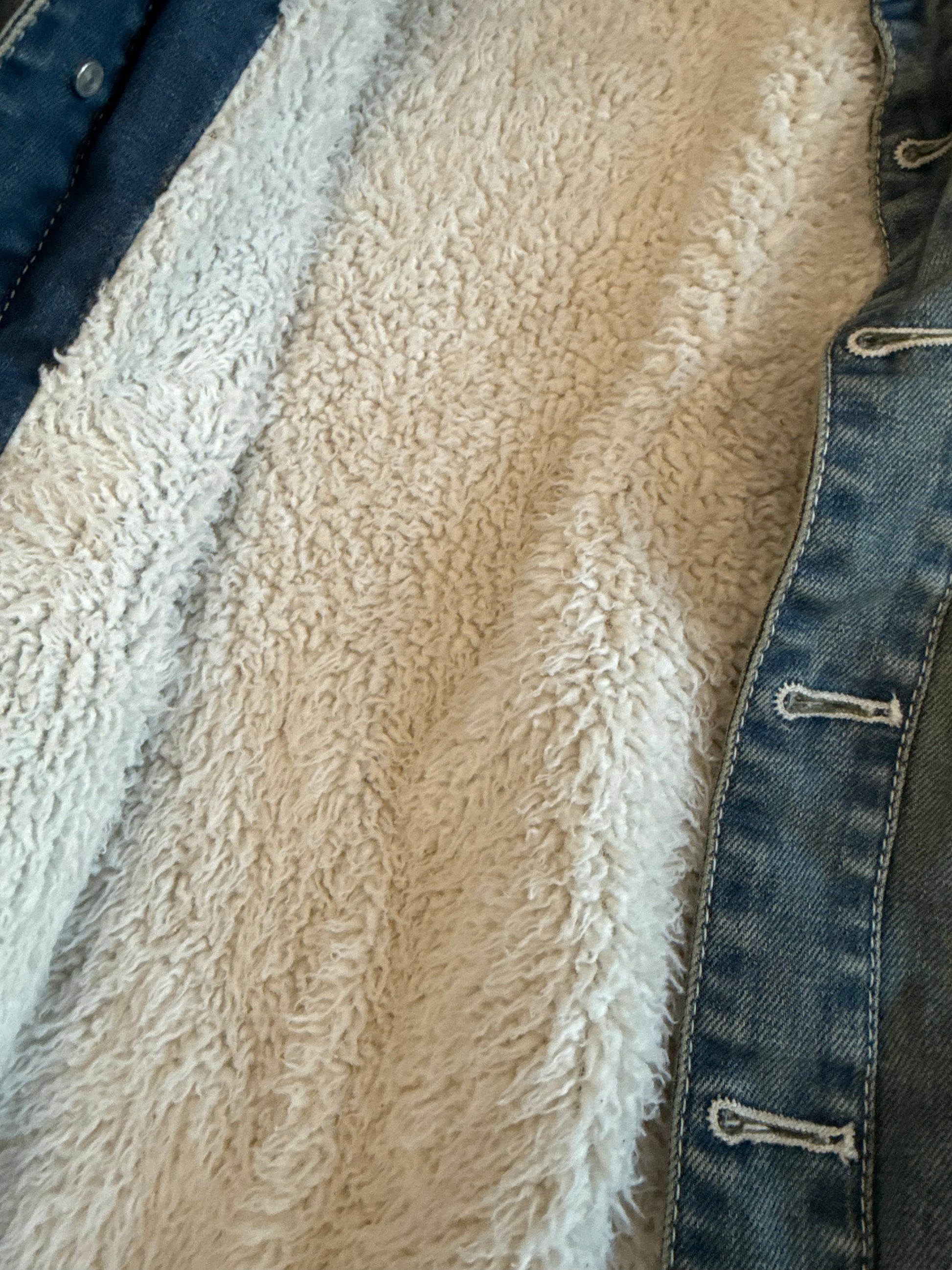 Vice Fairy x Livertine age Fur denim jacket