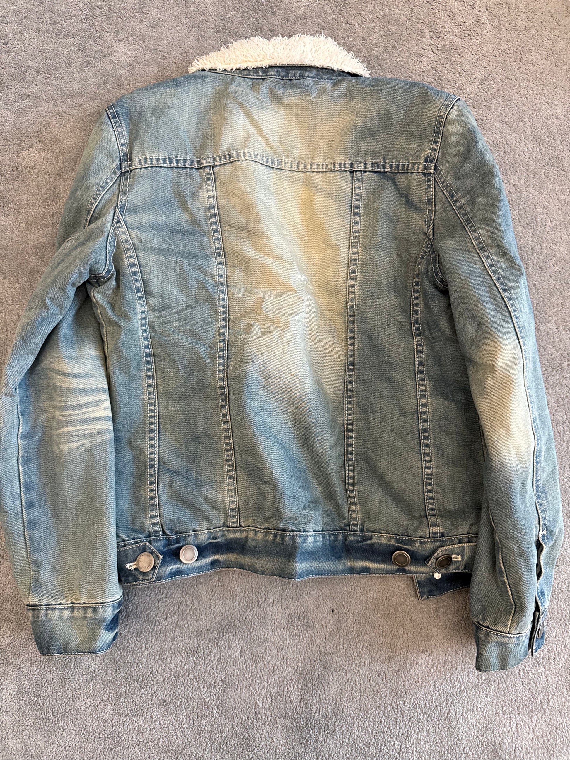 Vice Fairy x Livertine age Fur denim jacket